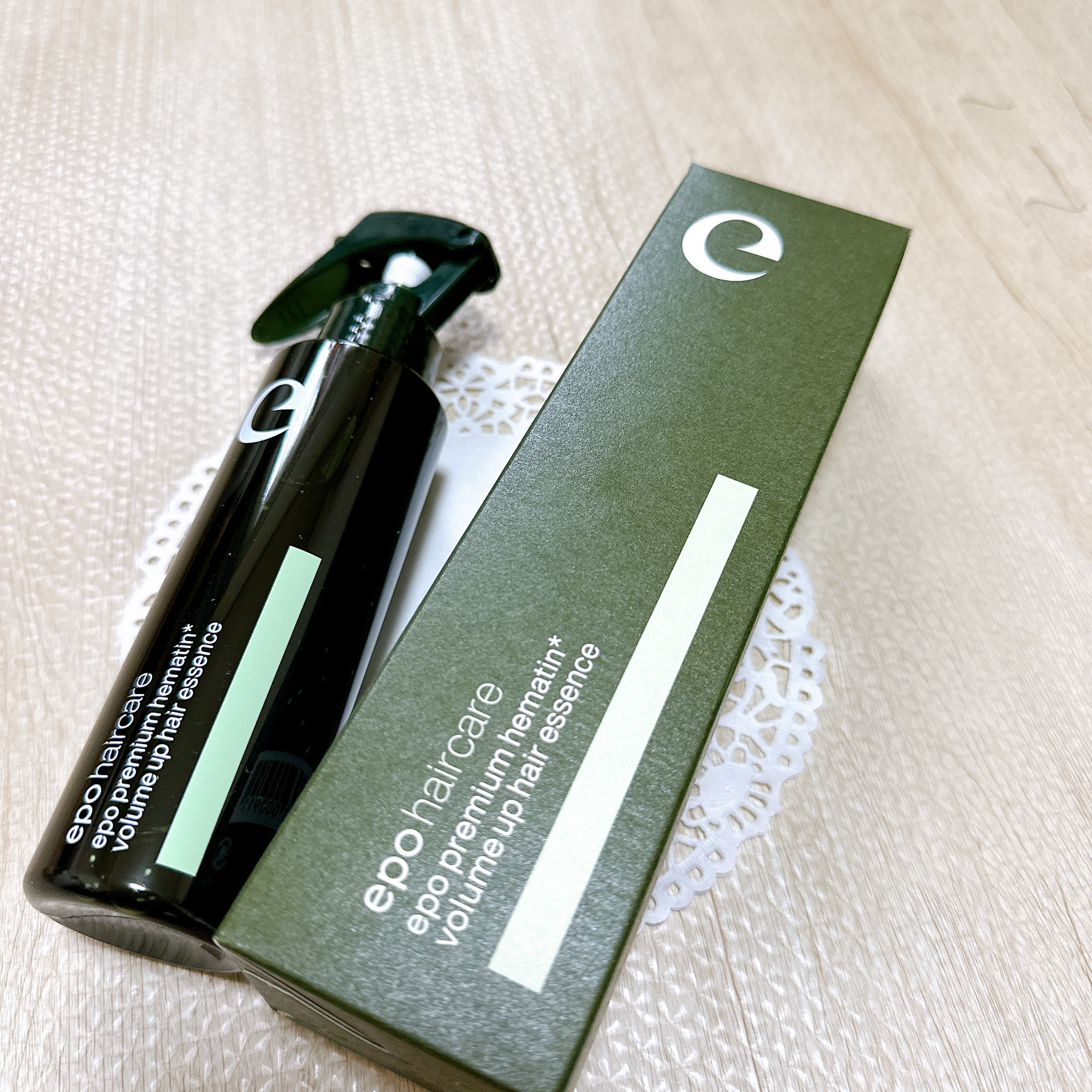 エポプレミアムヘマチン/epo/洗い流すヘアトリートメントを使ったクチコミ（2枚目）