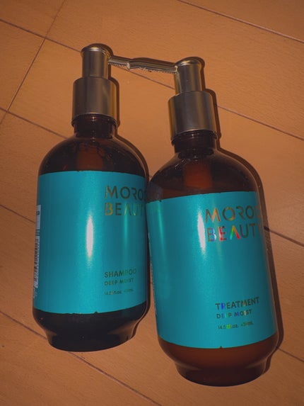 ディープモイスト シャンプー/ ヘアトリートメント/モロッカンビューティ/市販シャンプーを使ったクチコミ(1枚目)