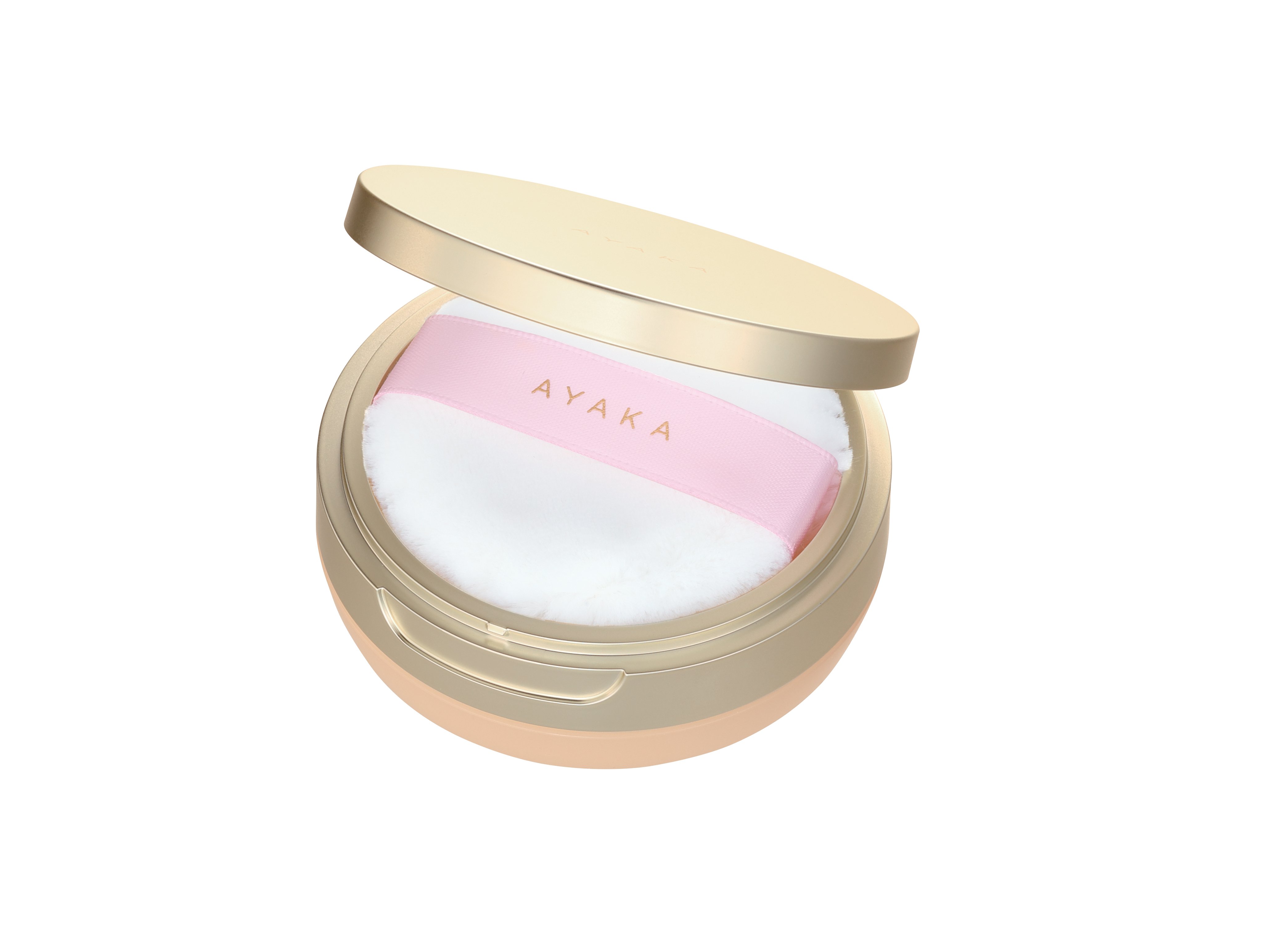 AYAKA エアリー ヴェール ルース パウダー コンパクト（鏡・パフ付）