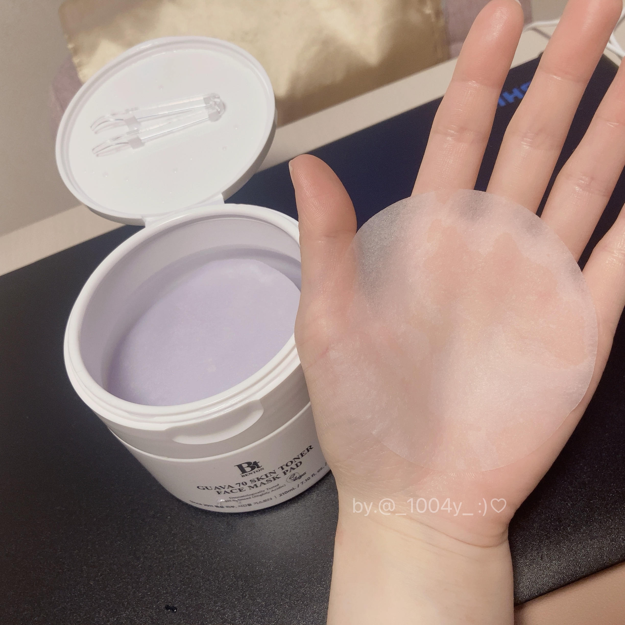 グアバ 70スキントナーパッド /BENTON/トナーパッドを使ったクチコミ（2枚目）