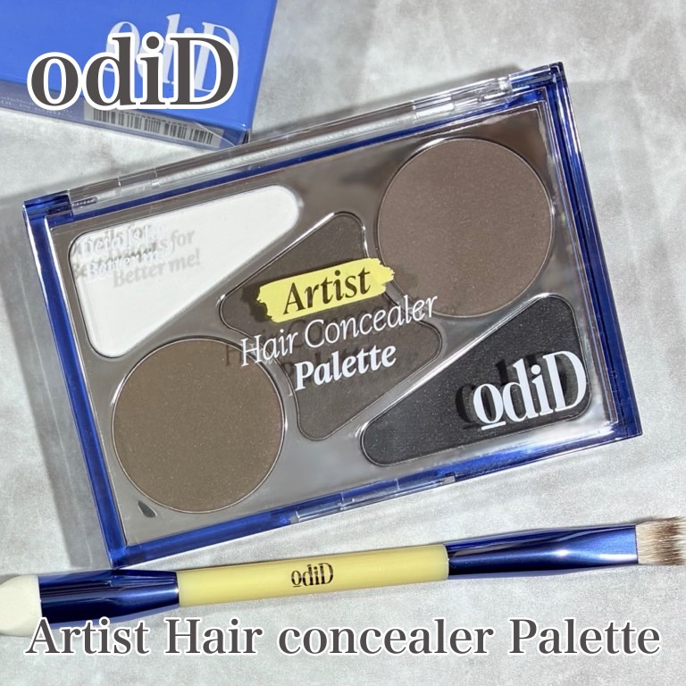  ヘアコンシーラーパレット&アーティスト デュアルブラシ/odiD/その他スタイリングを使ったクチコミ（1枚目）