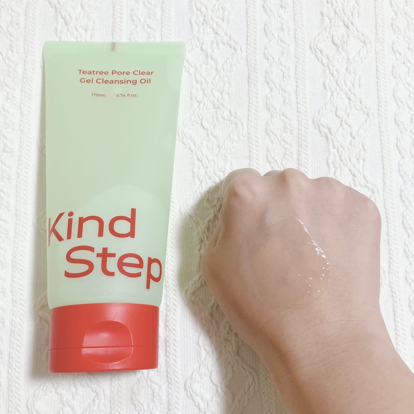 ティーツリージェルクレンジングオイル/KindStep/クレンジングジェルを使ったクチコミ(3枚目)