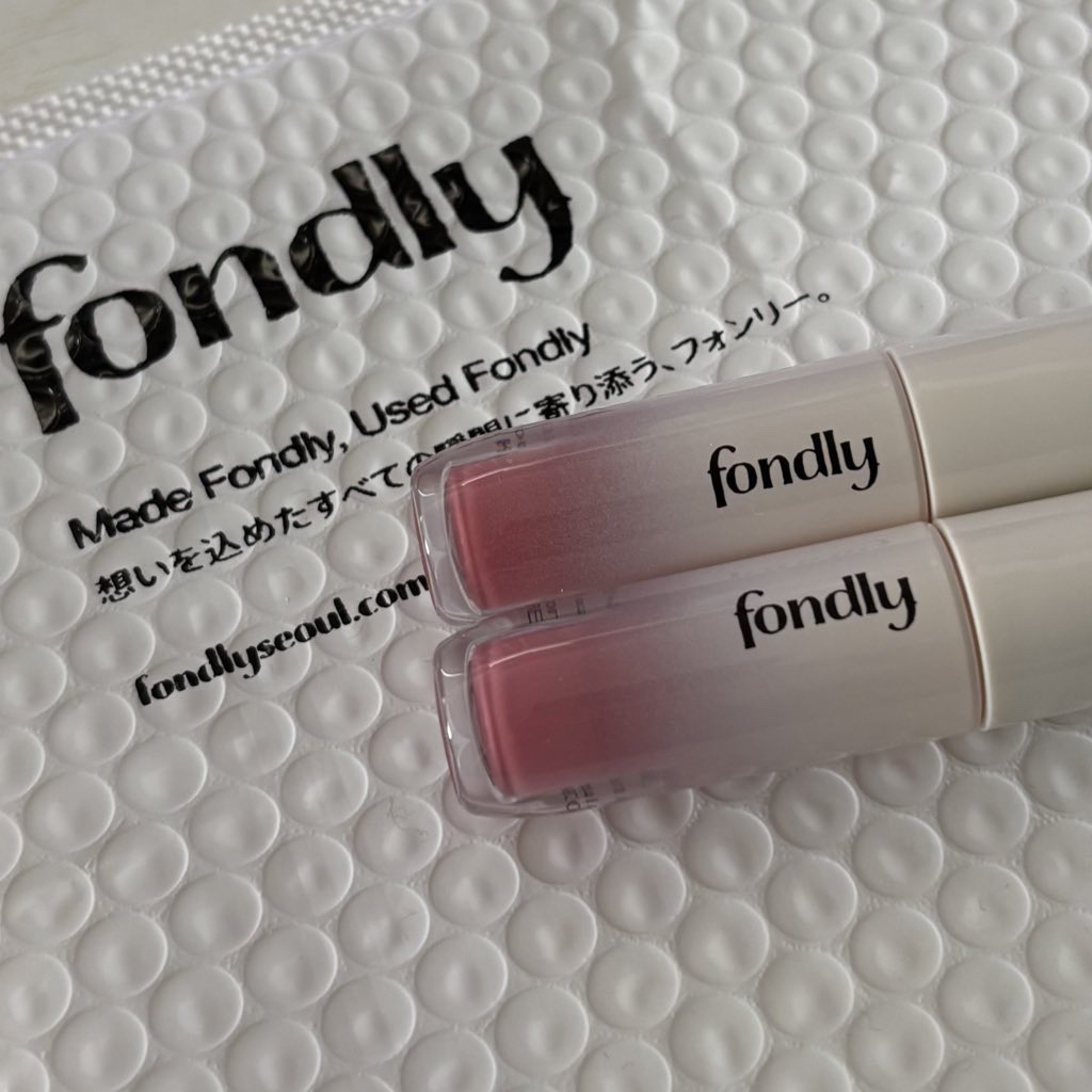 グロウジェルティント/fondly/リップティントを使ったクチコミ（2枚目）