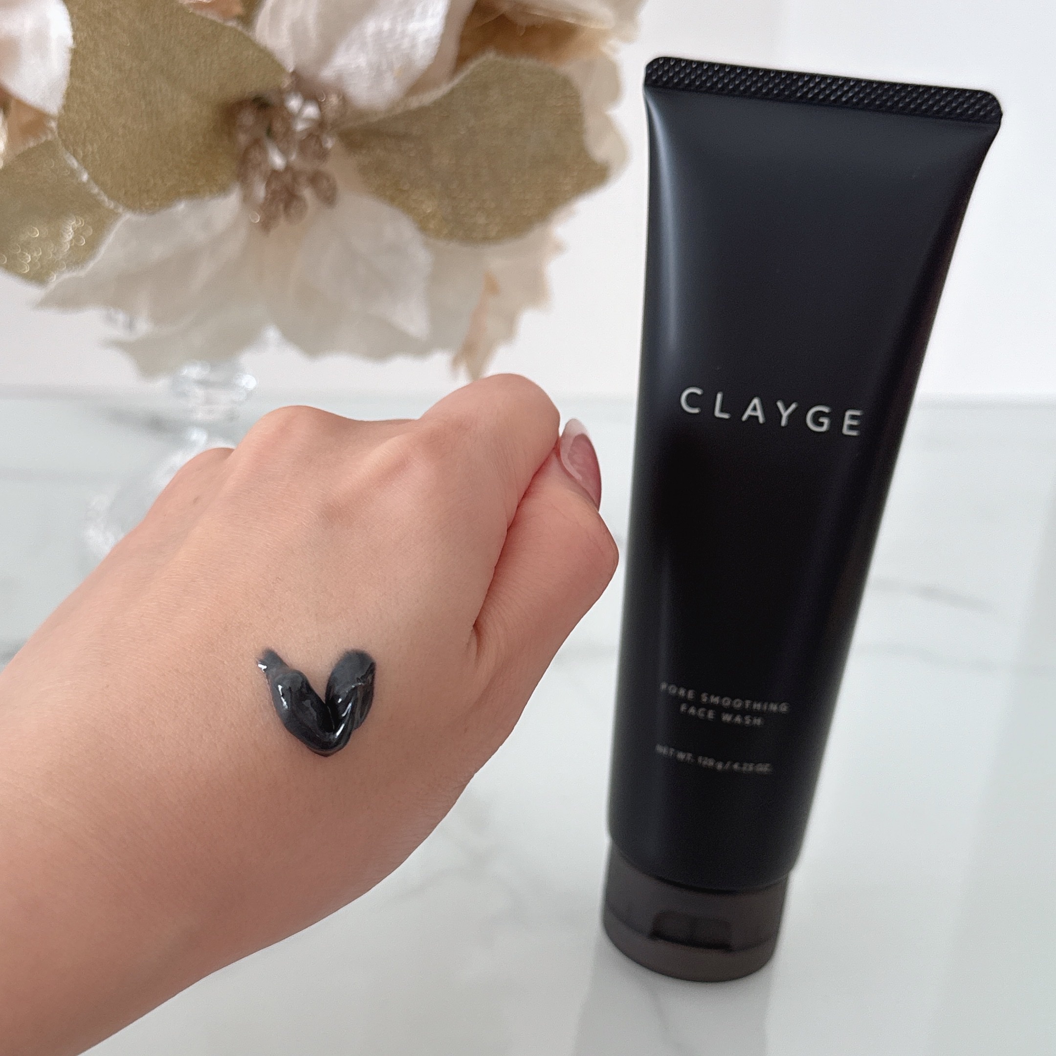 CLAYGE クレージュ ポアスムージング フェイスウォッシュ ブラックのクチコミ「クレージュのアイテムが好きで色々と使ってみているのですが今回使ったのは
ポアスムージング フェ.....」（3枚目）