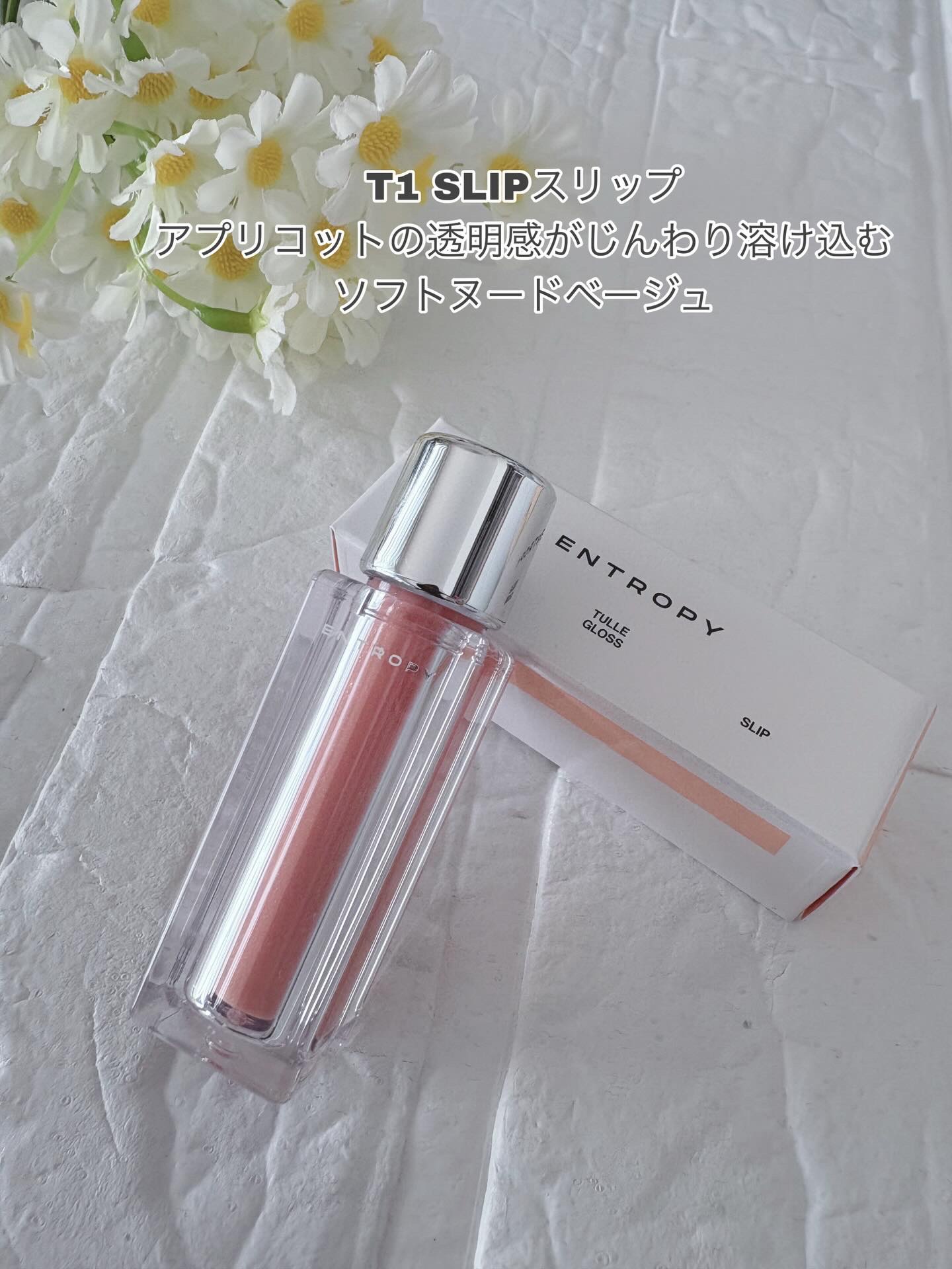 チュールグロス/ENTROPY/リップグロスを使ったクチコミ（2枚目）