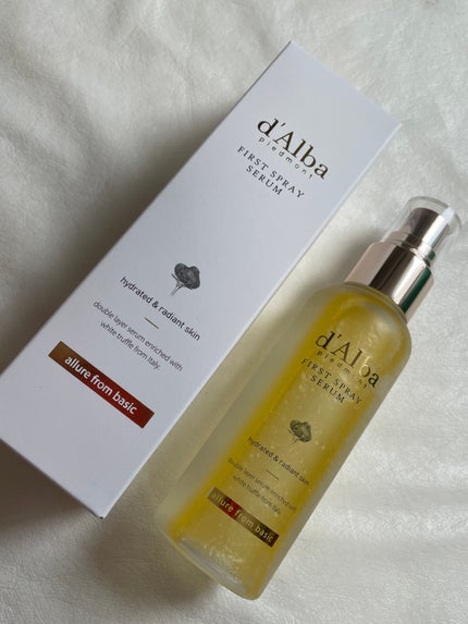 ダルバ ホワイトトリュフファーストスプレーセラム/ダルバ/ミスト状化粧水を使ったクチコミ(4枚目)