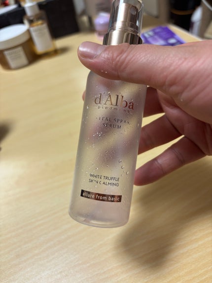 ダルバ ホワイトトリュフバイタルスプレーセラム/ダルバ/ミスト状化粧水を使ったクチコミ(1枚目)