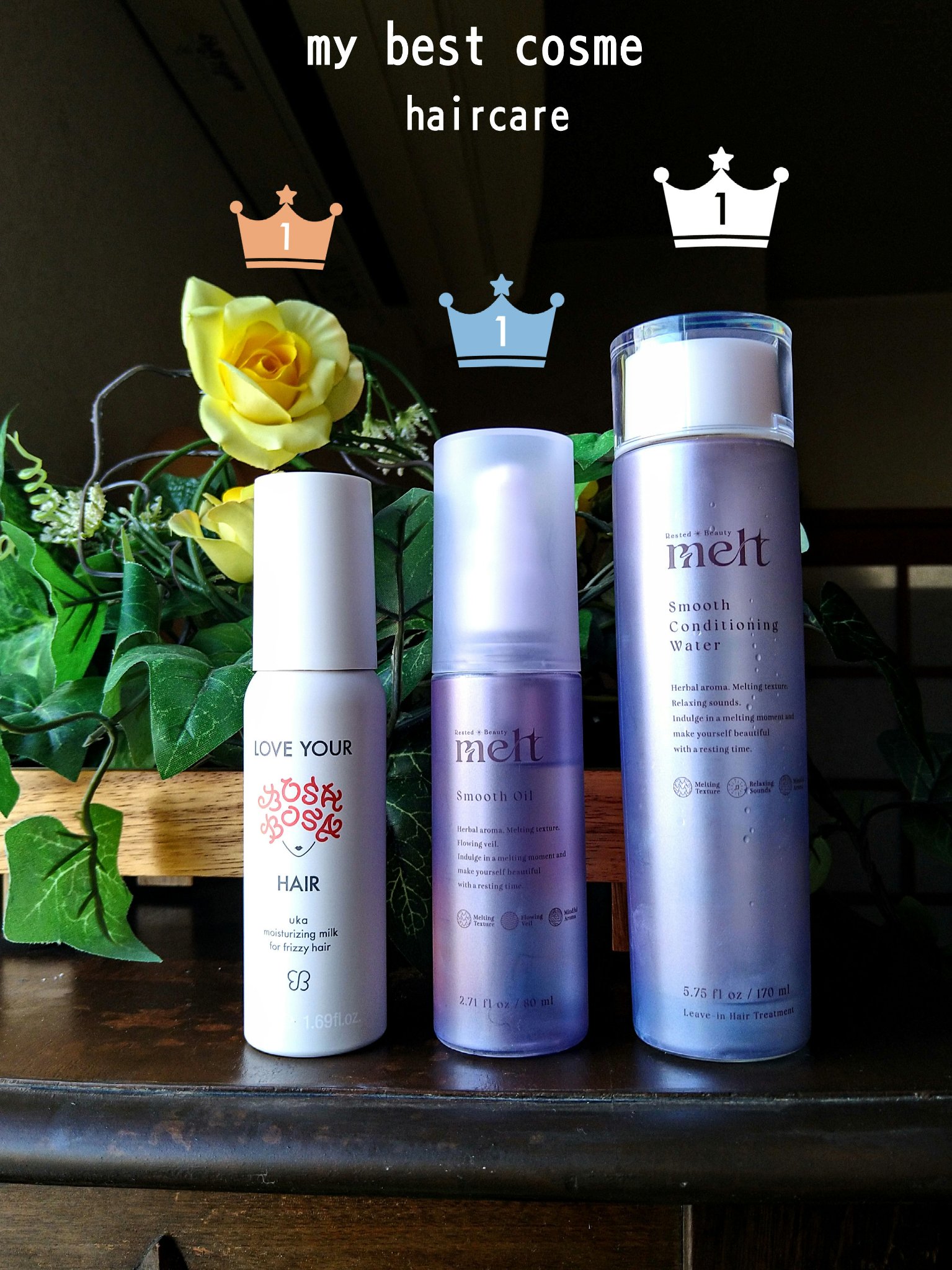 メルト スムースオイル/melt/ヘアオイルを使ったクチコミ（1枚目）