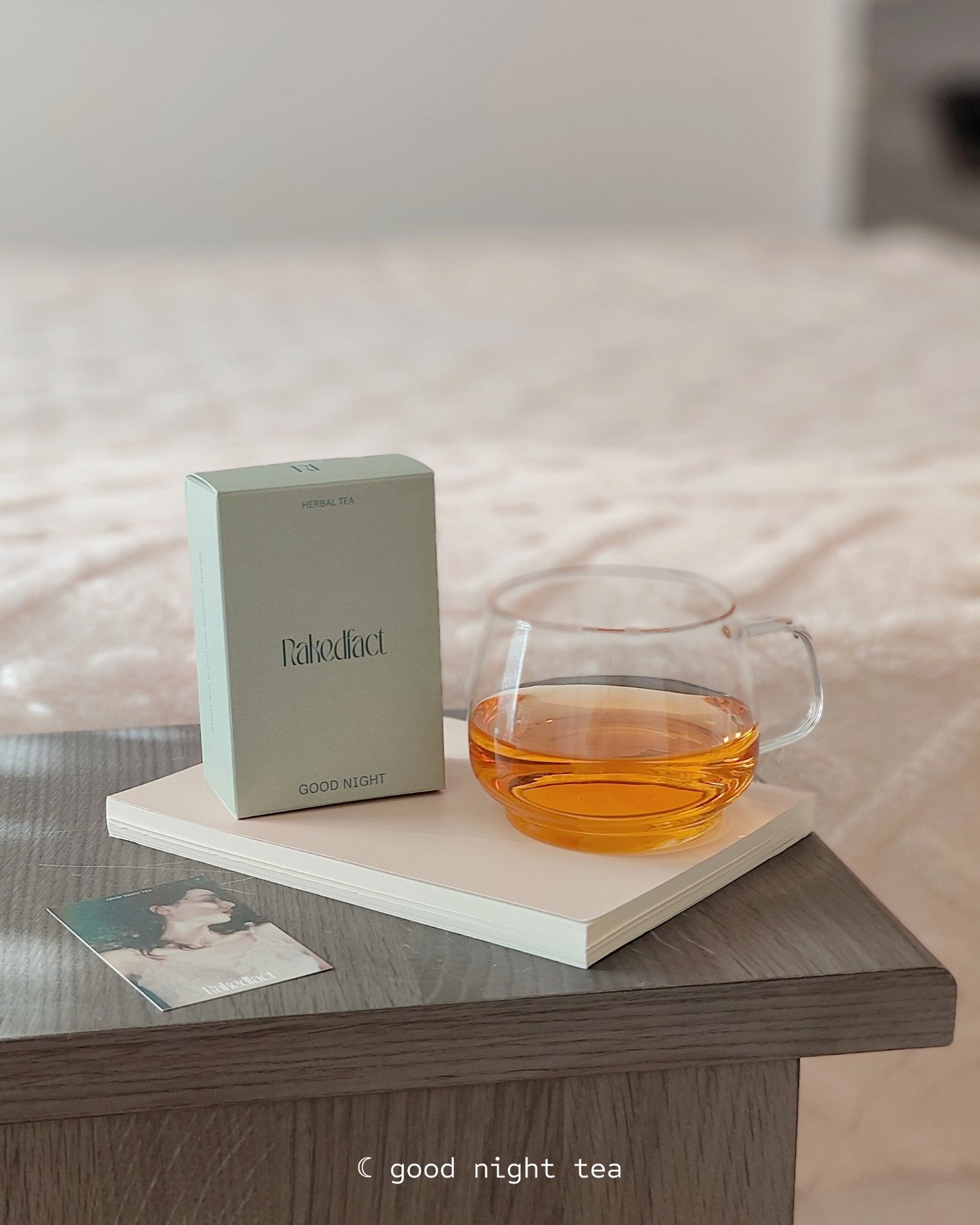 GOOD NIGHT TEA/nakedfact/その他ドリンクを使ったクチコミ（1枚目）