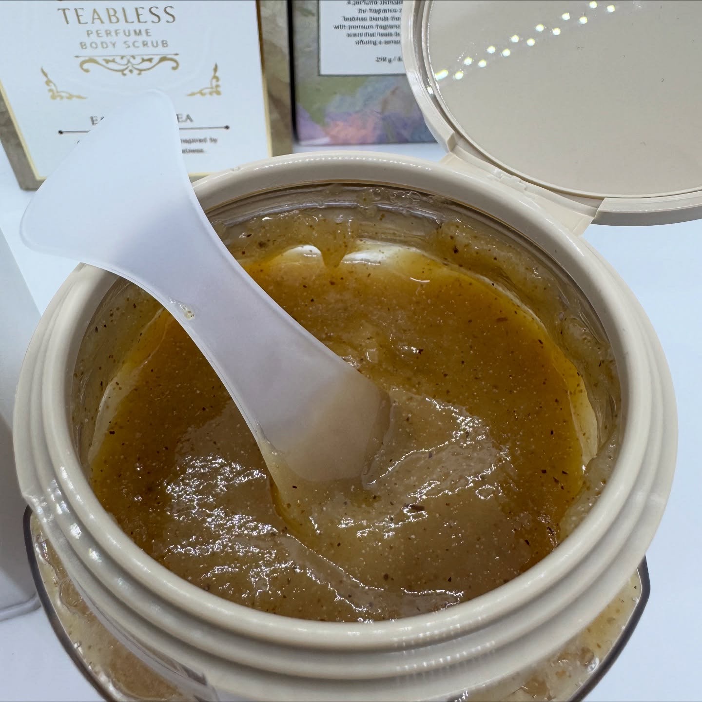 アールグレイティージャム ボディスクラブ/TEABLESS/ボディスクラブを使ったクチコミ（3枚目）
