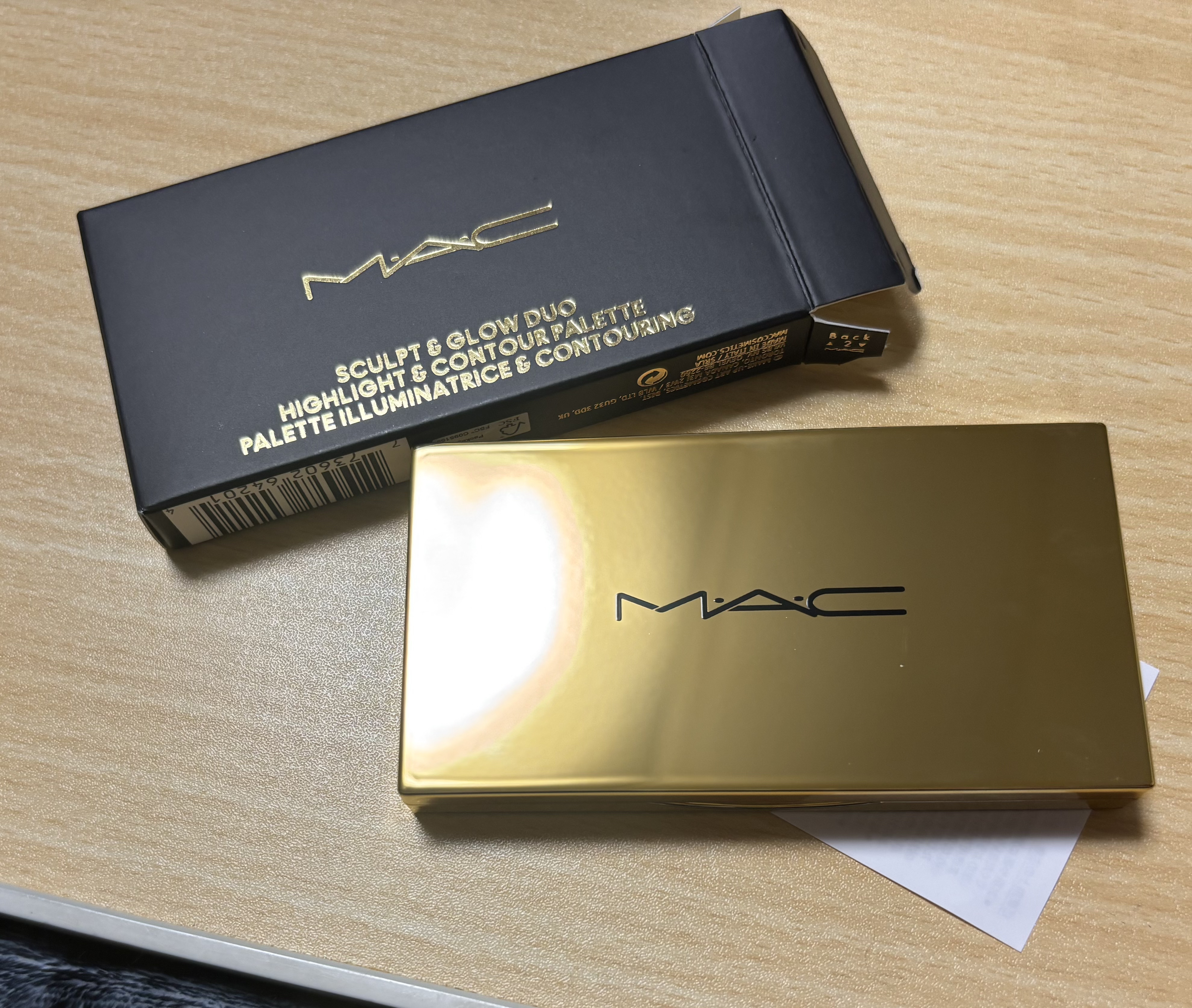 M・A・C スカルプト&グロウ デュオ ハイライト&コントアーパレットのクチコミ「M・A・Cスカルプト&グロウ デュオ ハイライト&コントアーパレット購入した〜

パケ買い〜❤.....」（2枚目）