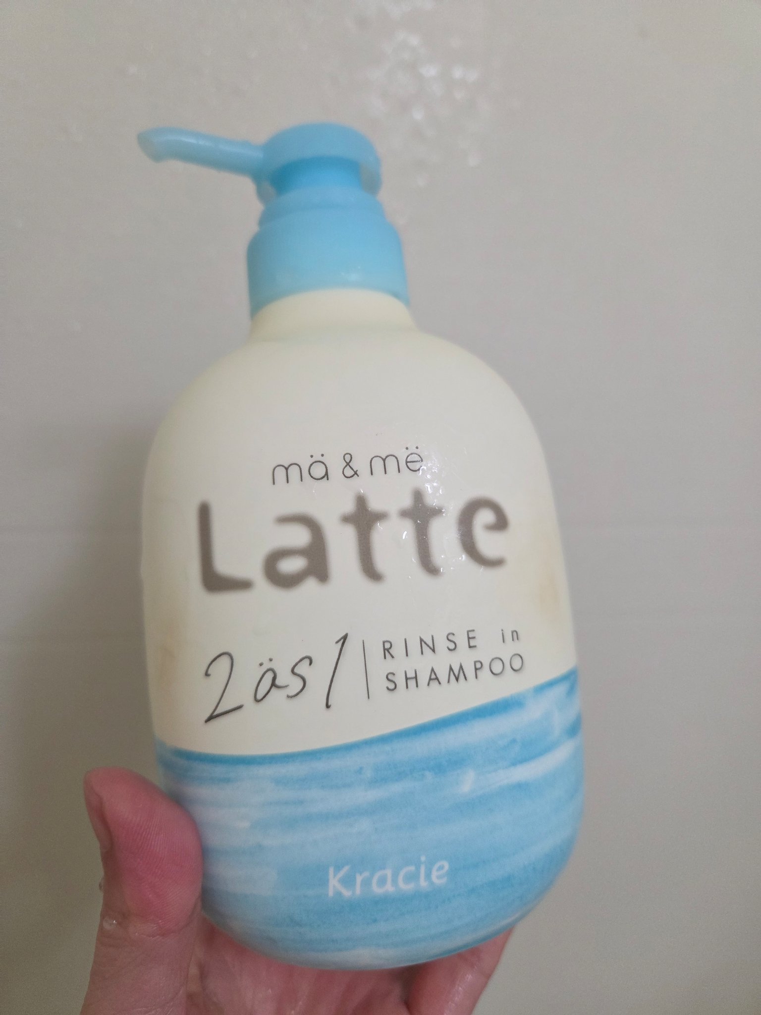 マー＆ミー リンスインシャンプー ポンプ490ml/マー＆ミー　ラッテ/市販シャンプーを使ったクチコミ（1枚目）