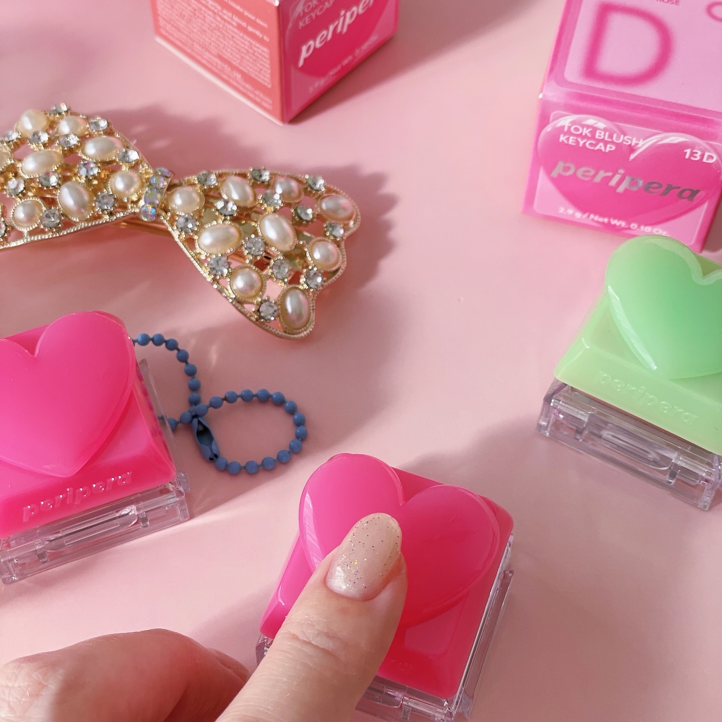 ペリペラ トック ブラッシュ キーキャップ/PERIPERA/パウダーチークを使ったクチコミ（2枚目）