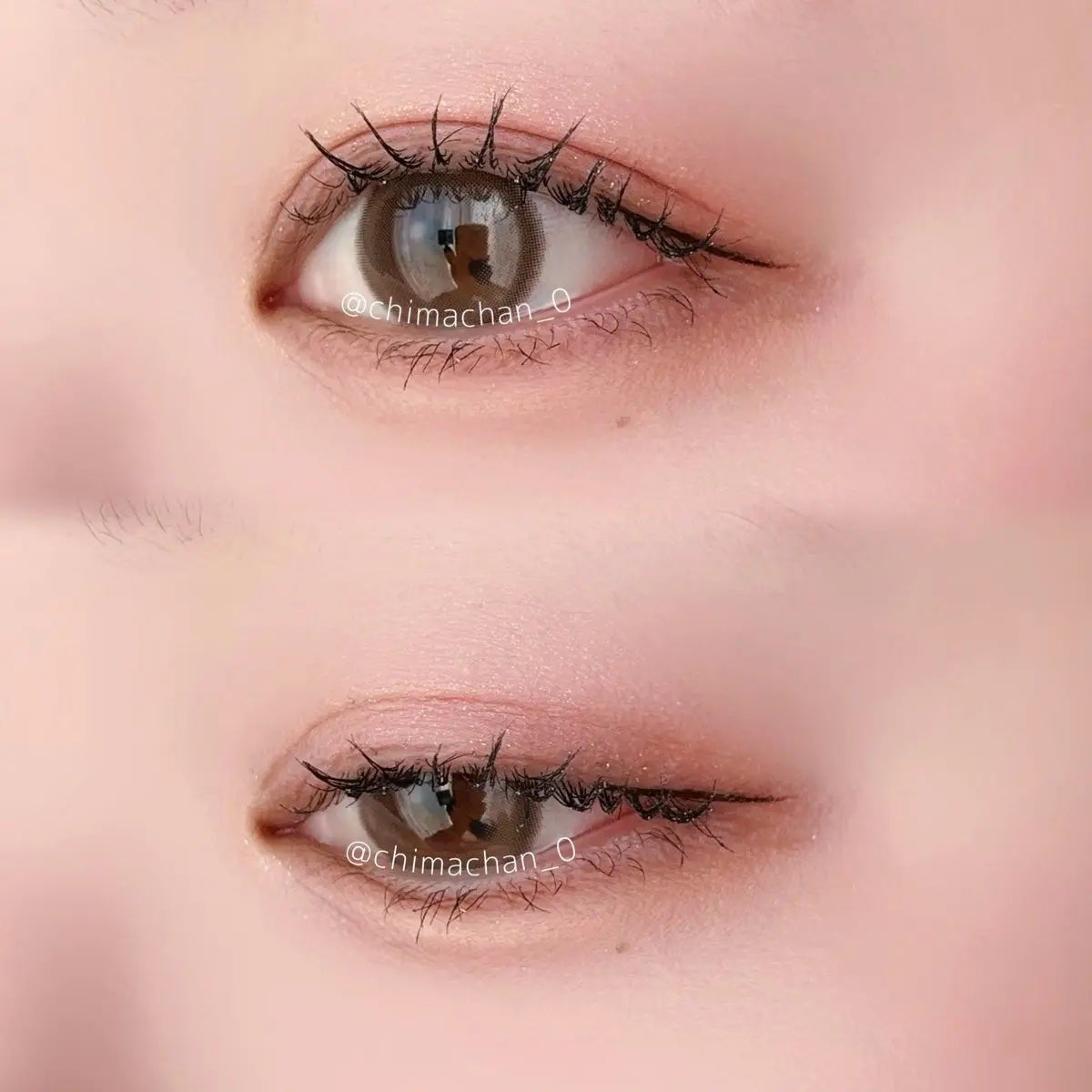 ちまっちゃん🎀フォロバ100 on LIPS 「今日はピンクましまし🩷渋谷にランチ食べに行った日のメイク💄#今..」(2枚目)