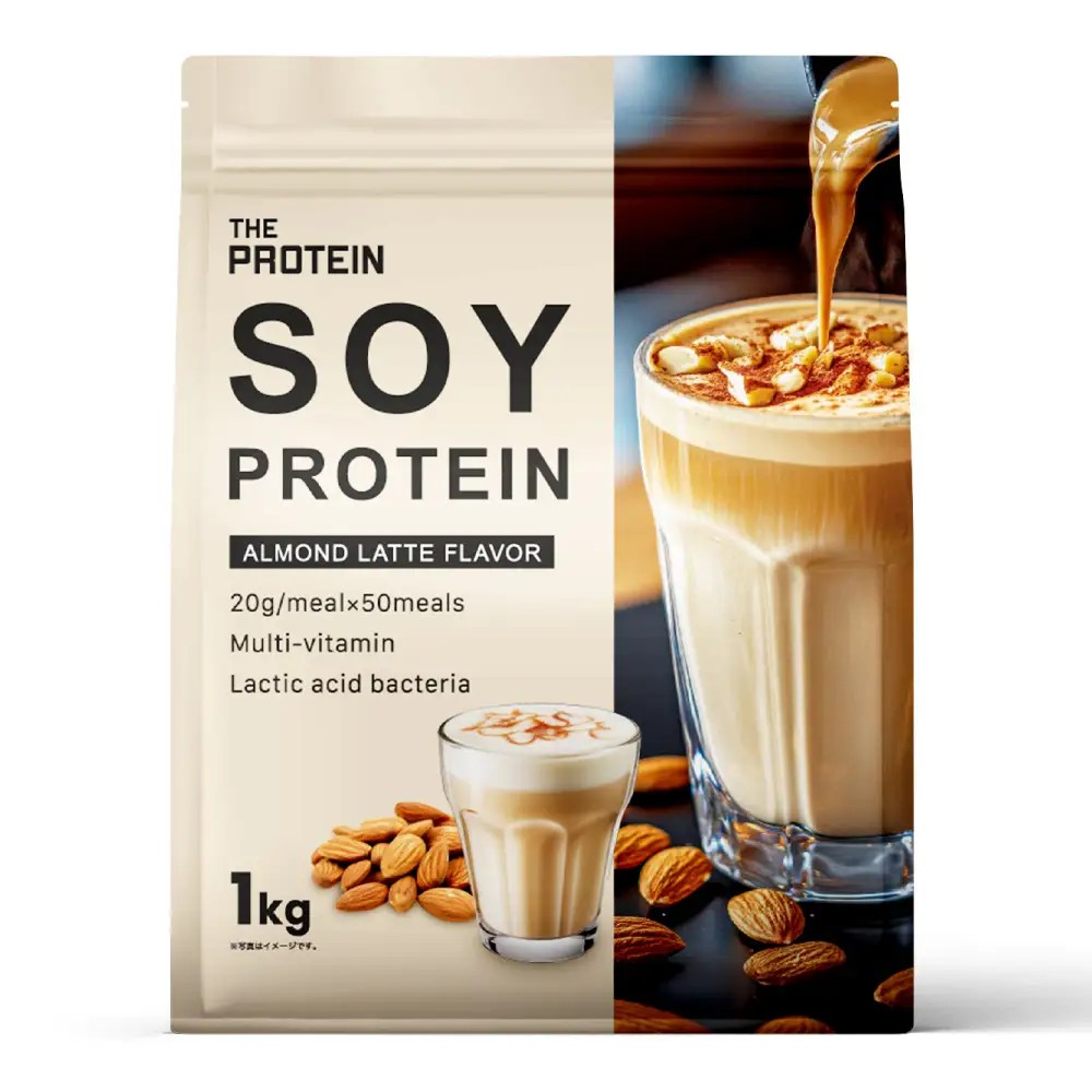 THE PROTEIN ソイプロテイン アーモンドラテ風味 1kg(限定)