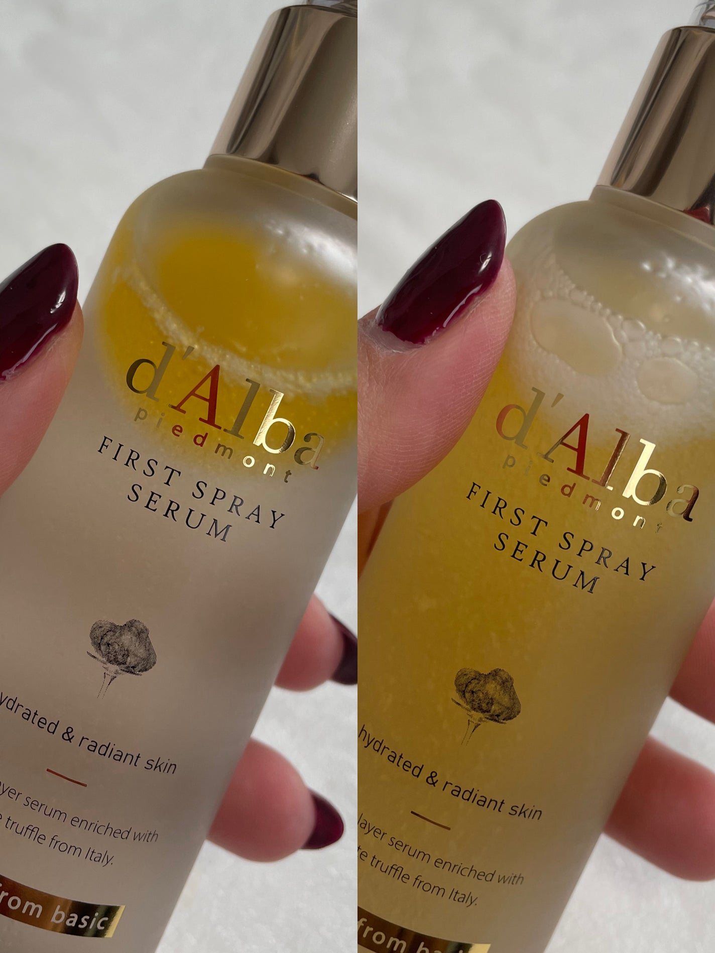ダルバ ホワイトトリュフファーストスプレーセラム/ダルバ/ミスト状化粧水を使ったクチコミ(2枚目)