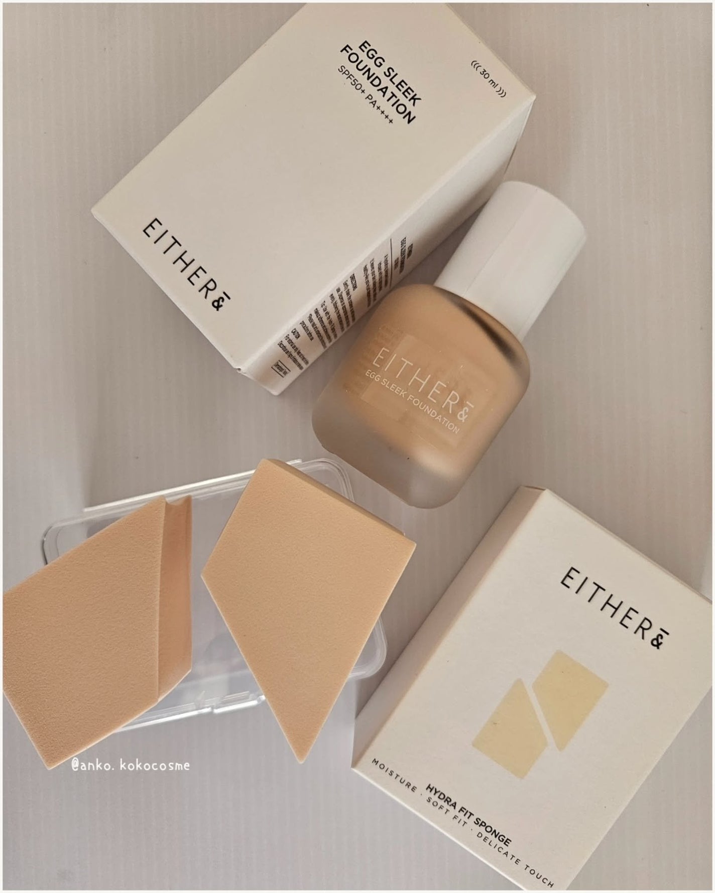 エッグスリックファンデーション/EITHER&/リキッドファンデーションを使ったクチコミ(8枚目)