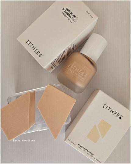 エッグスリックファンデーション/EITHER&/リキッドファンデーションを使ったクチコミ(8枚目)