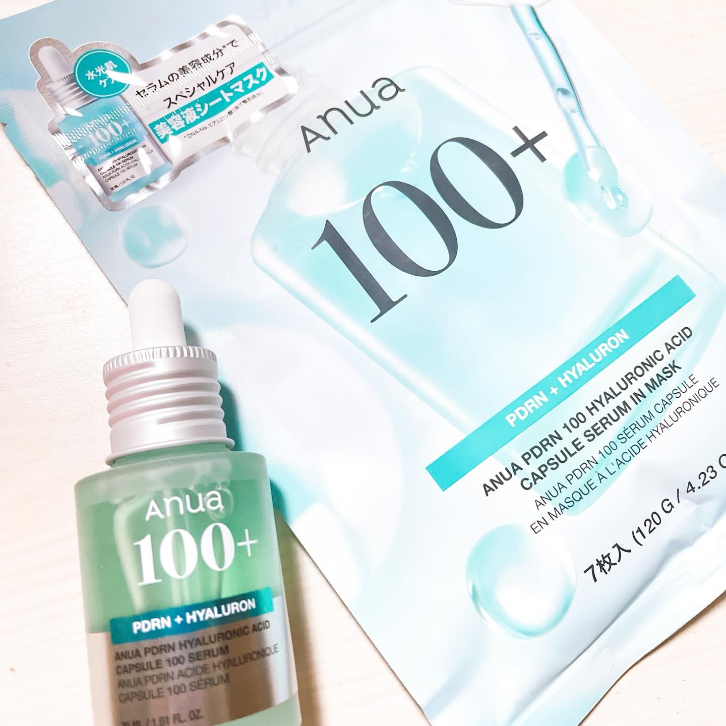 PDRNヒアルロン酸カプセル100セラムマスクパック/Anua/シートマスク・パックを使ったクチコミ（2枚目）
