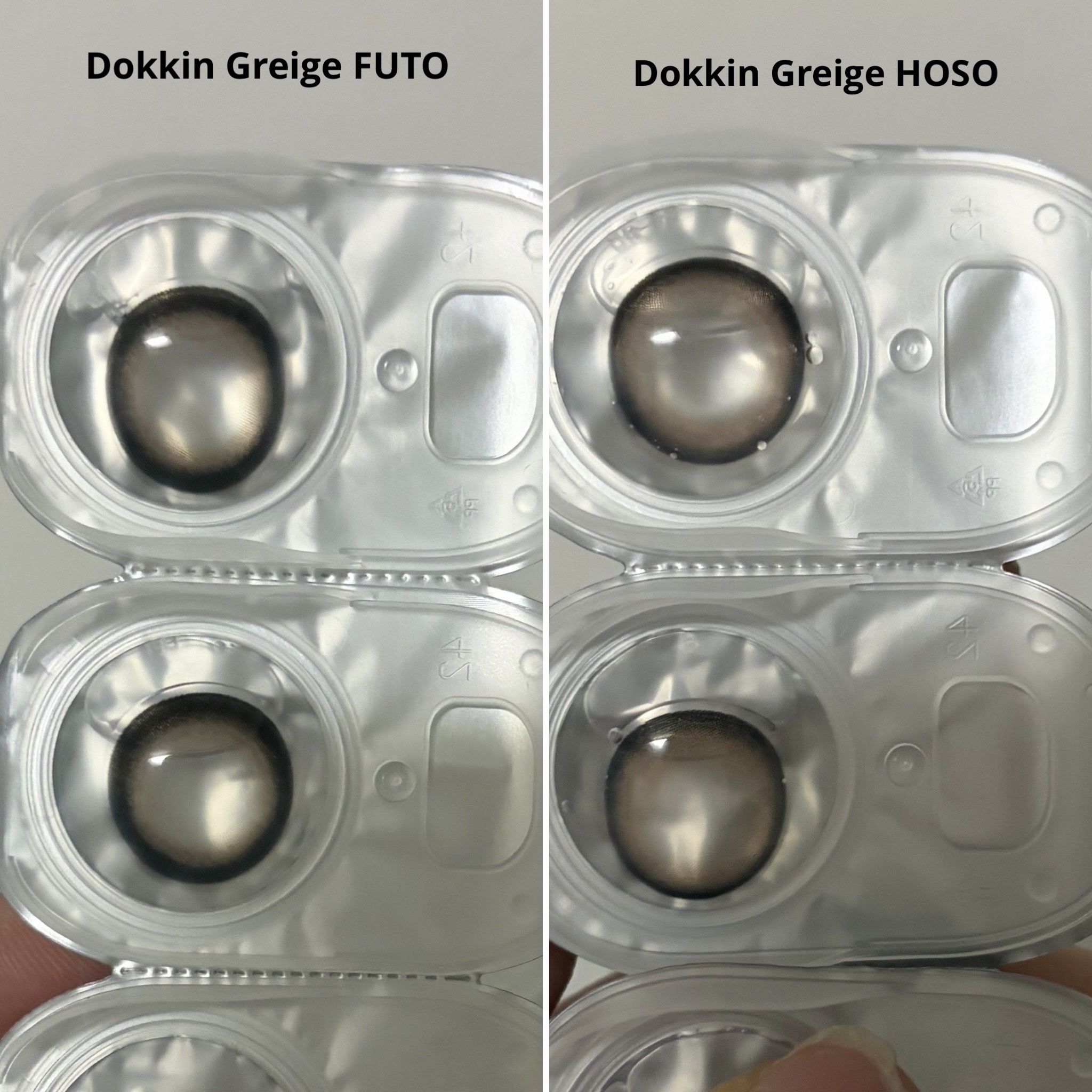 Dokkin Greige HOSO/FAIRY LABO/ワンデー（１DAY）カラコンを使ったクチコミ（2枚目）