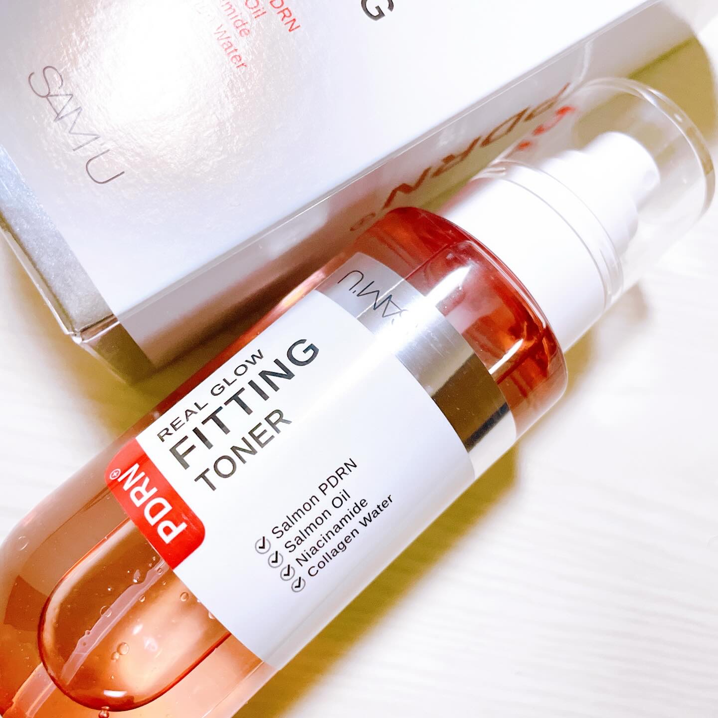 PDRNリアルグロウフィッティングトナー/SAM'U/ミスト状化粧水を使ったクチコミ（2枚目）