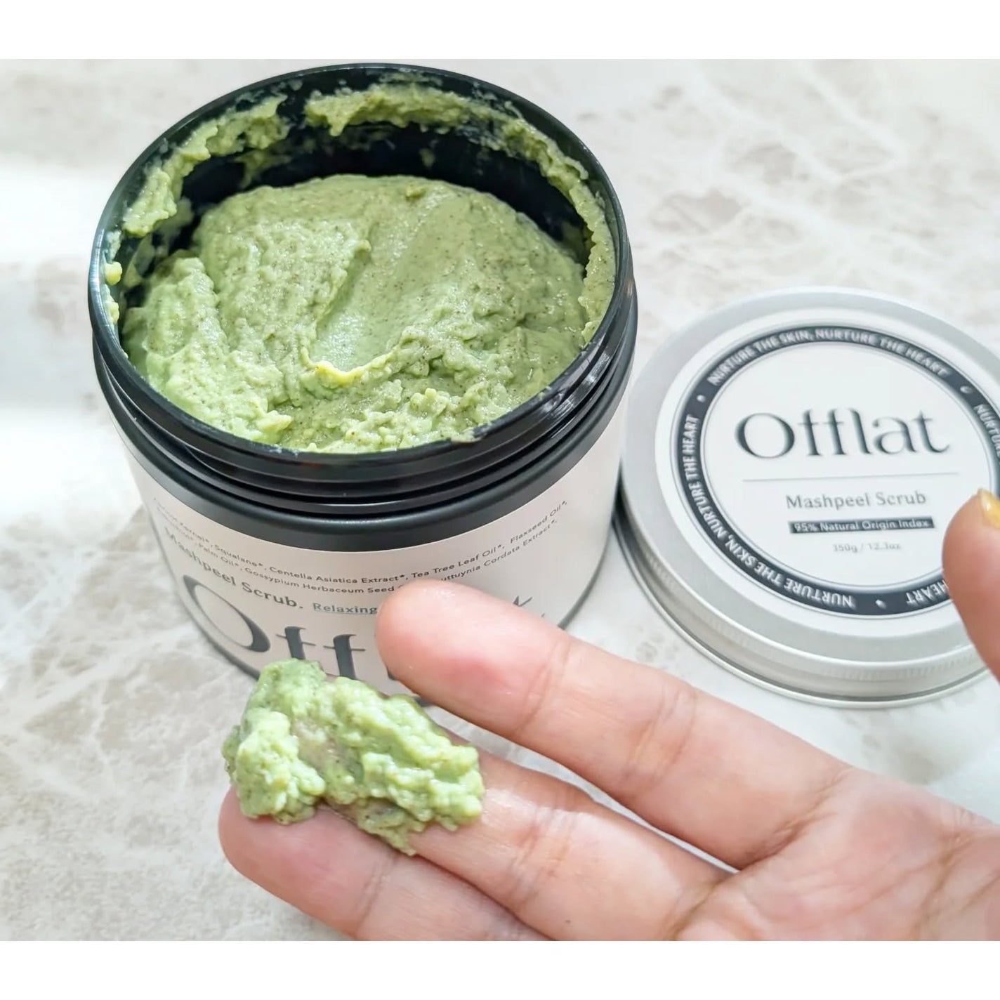 オフラットマシュピールスクラブ/Offlat/ピーリングを使ったクチコミ(2枚目)