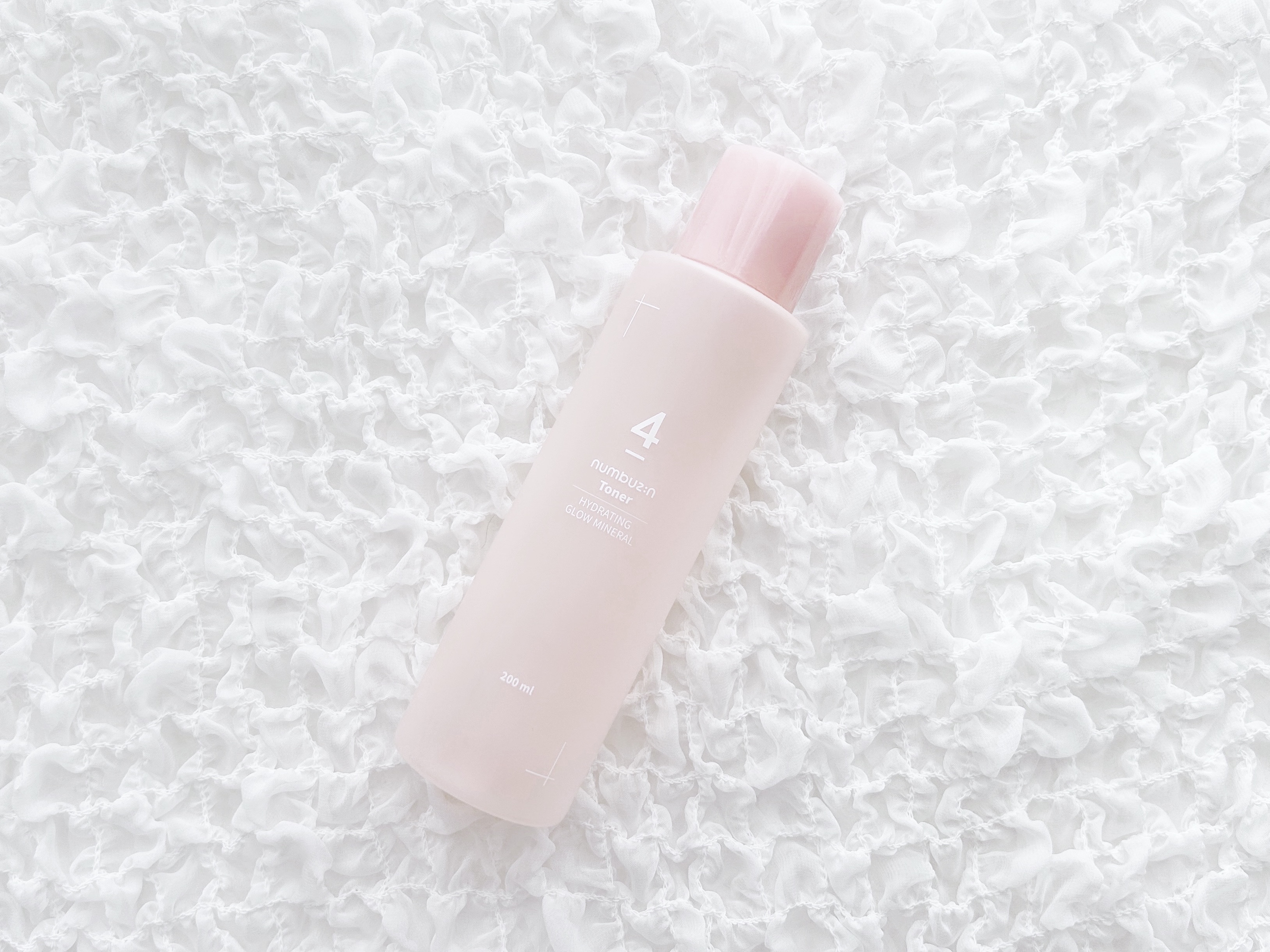 4番 ぴたっとメイクブースティングトナー/numbuzin/化粧水を使ったクチコミ（1枚目）