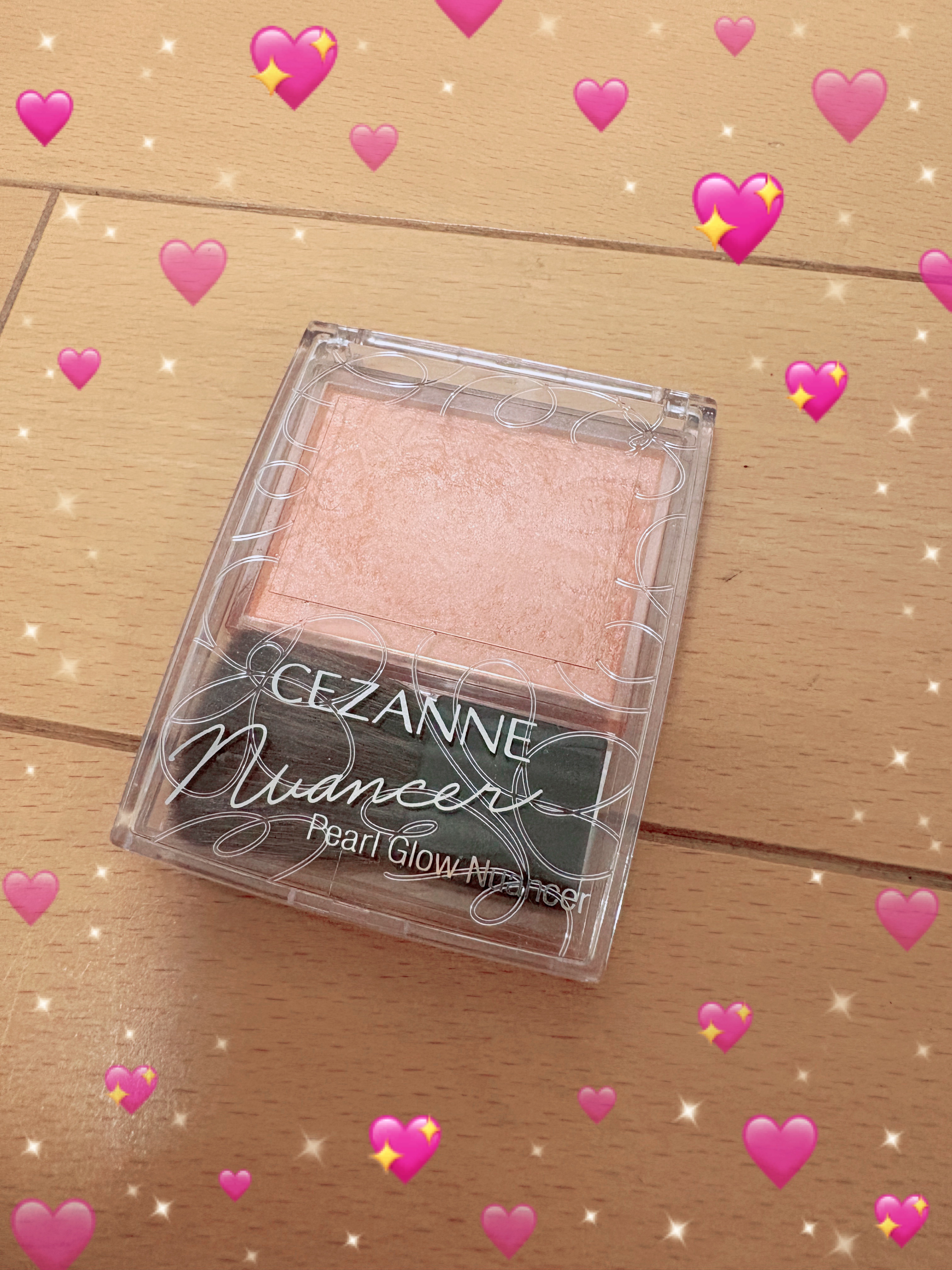 パールグロウニュアンサー N1 コーラルシャワー/CEZANNE/パウダーハイライトを使ったクチコミ（1枚目）