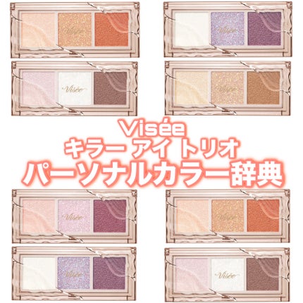 キラー アイ トリオ/Visée/アイシャドウパレットを使ったクチコミ(1枚目)