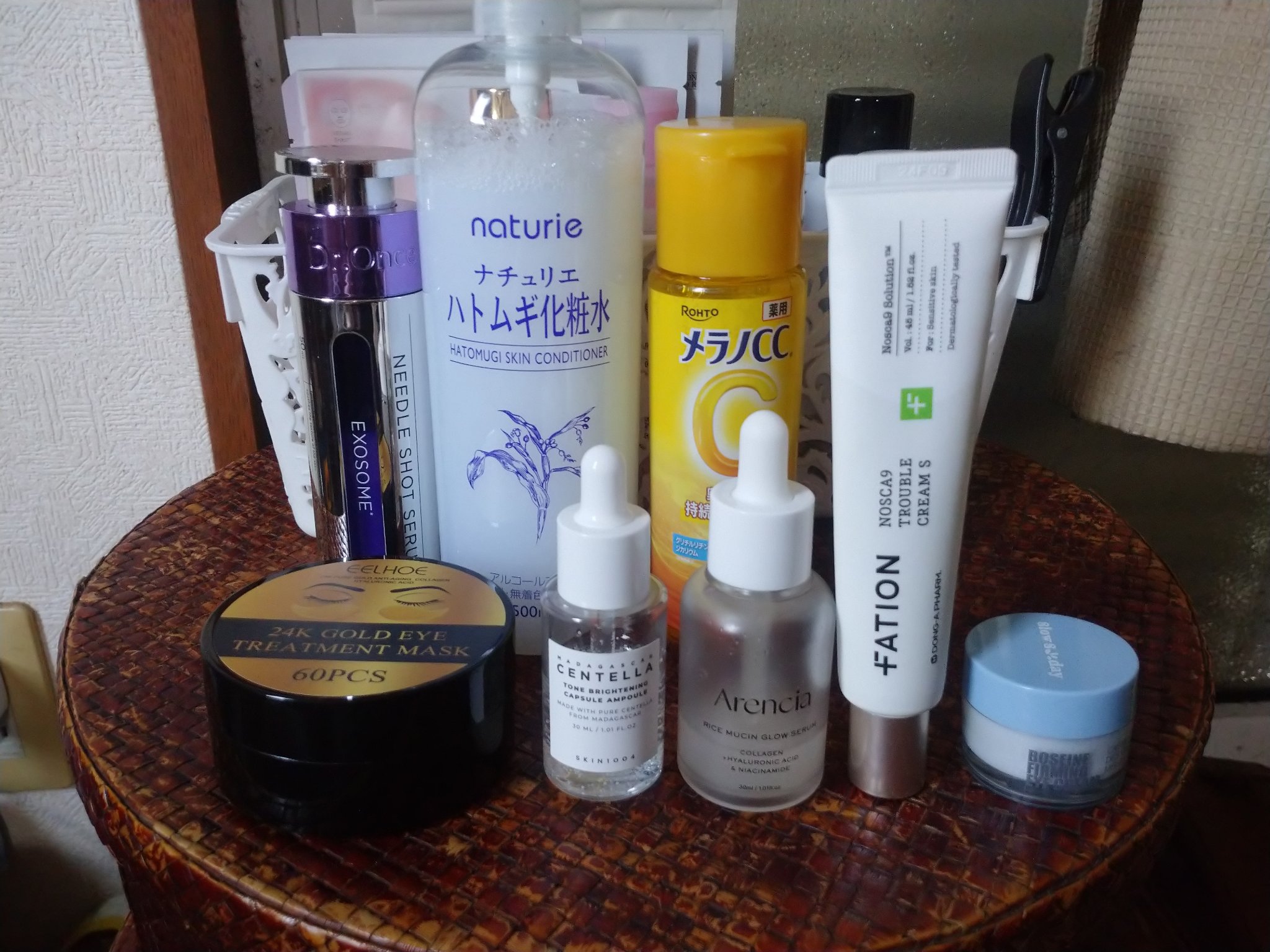 🌅朝のスキンケア 記録用

Dr.OnceDRワンス EXニードル ショットセラム➔ナチュリエハトムギ化粧水ナチュリエ スキンコンディショナー R、メラノCCメラノCC 薬用しみ対策美白化粧水しっとりタイプ➔アイマスク➔SKIN1004ト