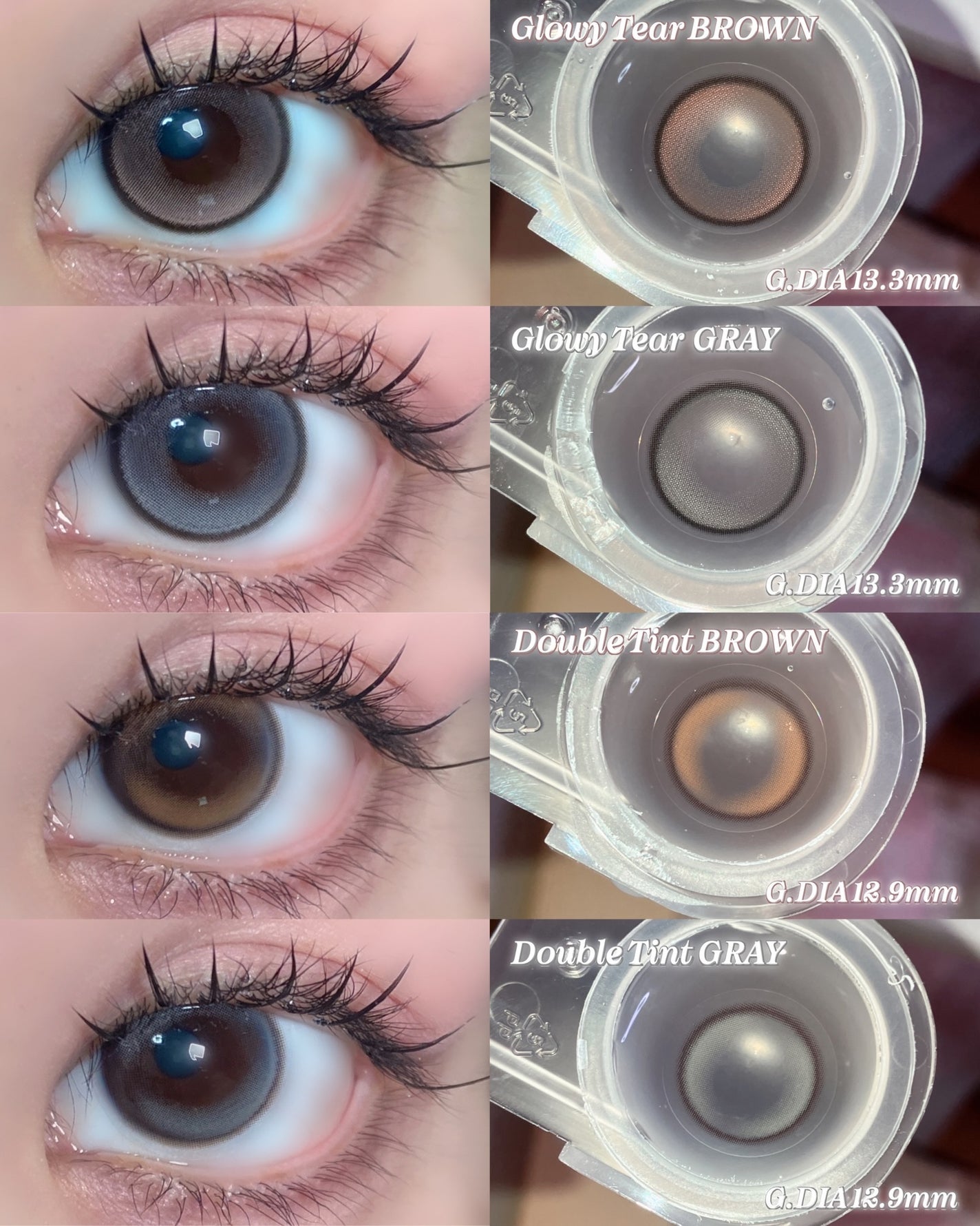 Double Tint 1day/OLENS/カラーコンタクトレンズを使ったクチコミ(1枚目)