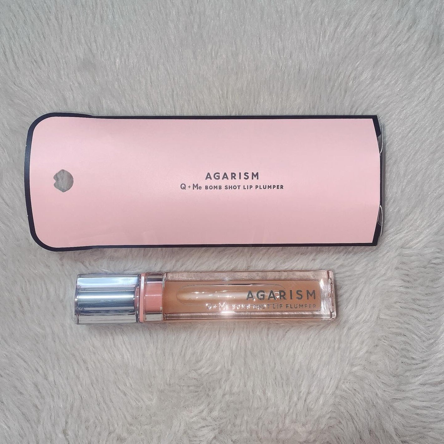 キューミ―ボムショットリッププランパー/AGARISM/リッププランパーを使ったクチコミ(1枚目)