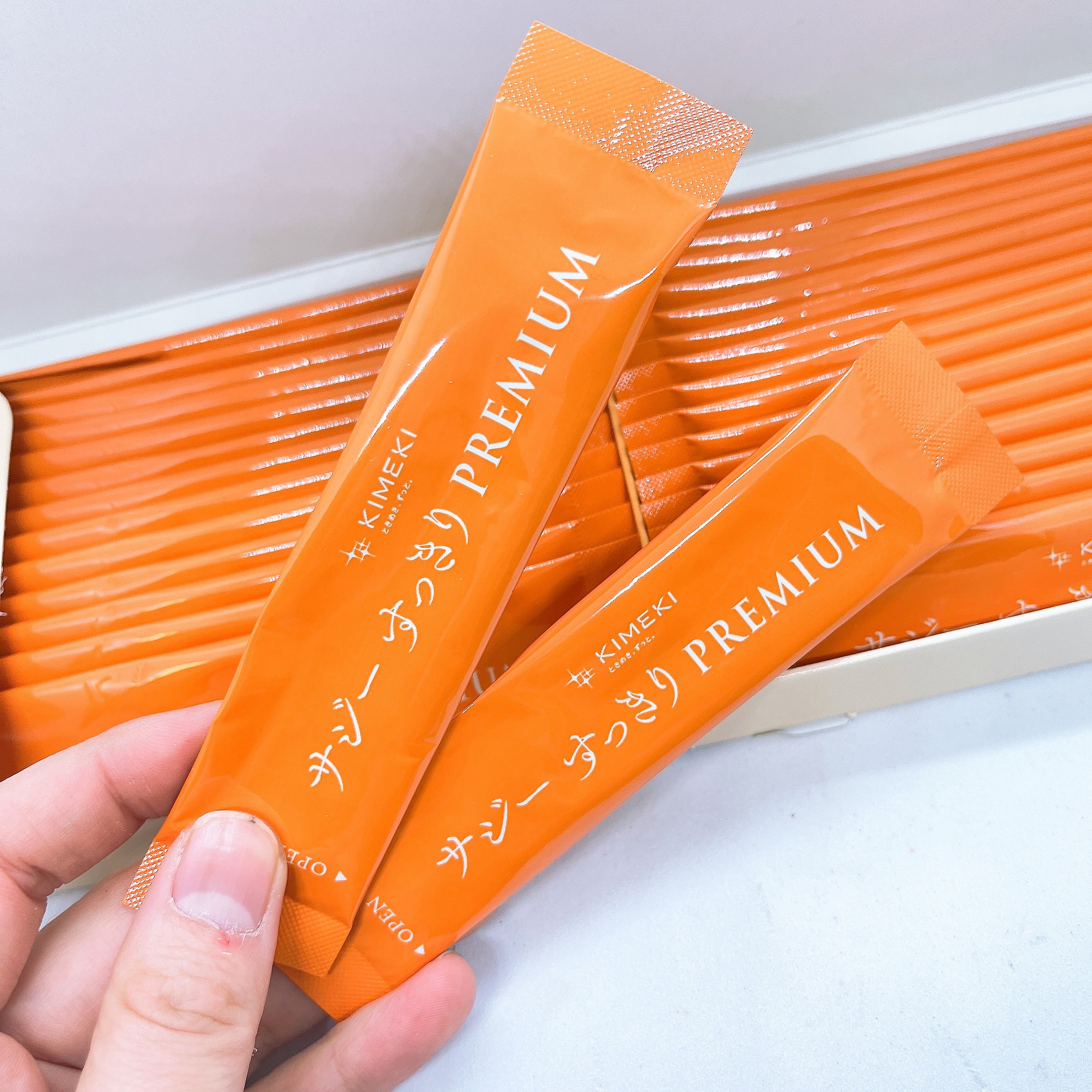 サジーすっきりPREMIUM/KIMEKI/その他ドリンクを使ったクチコミ（2枚目）