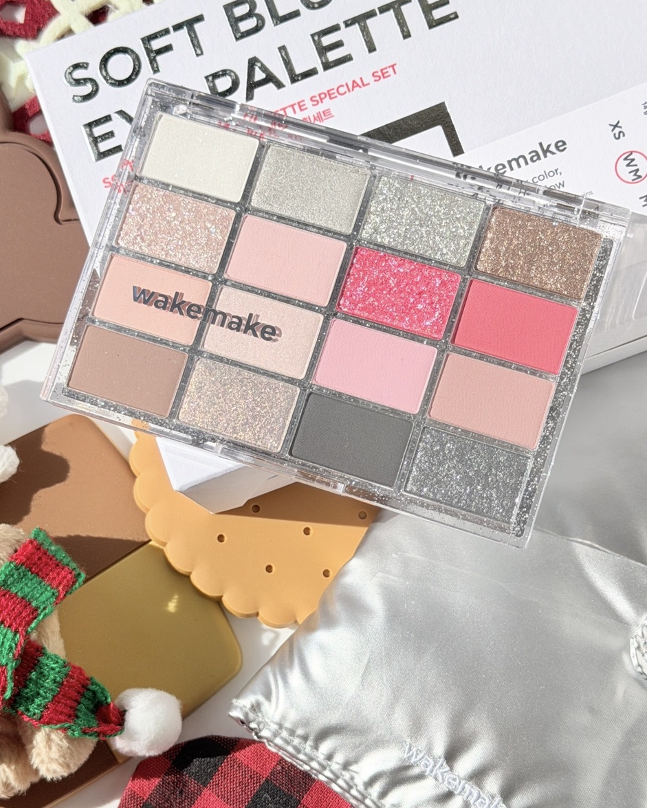 ソフトブラーリングアイパレット/wakemake/アイシャドウパレットを使ったクチコミ（2枚目）