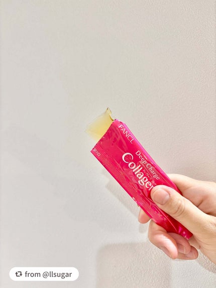 ディープチャージ コラーゲン スティックゼリー/ファンケル/美容サプリメントを使ったクチコミ(3枚目)