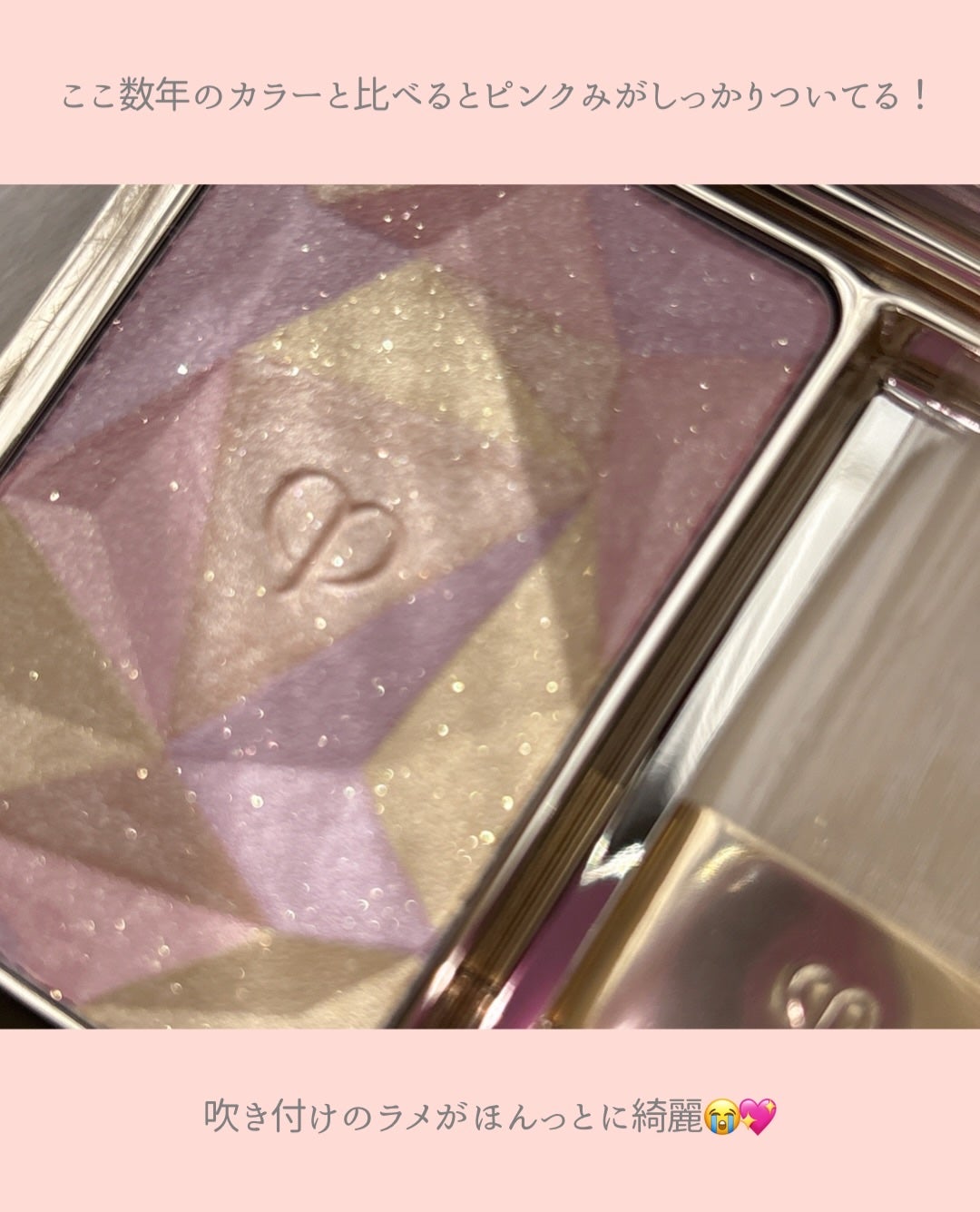 ル・レオスールデクラ /クレ・ド・ポー ボーテ/パウダーハイライトを使ったクチコミ(4枚目)