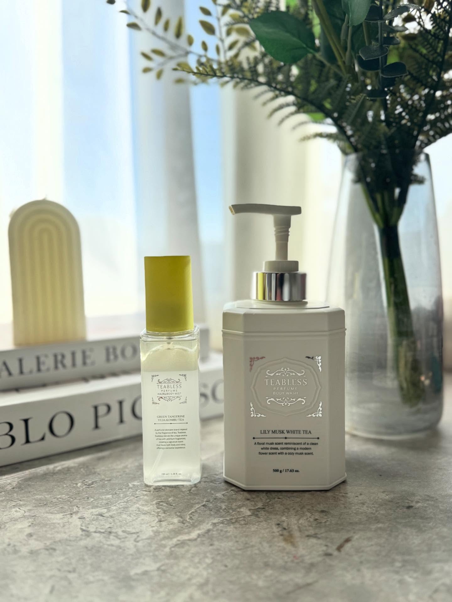 清柑柚子コンブチャパフュームヘア&ボディミスト/TEABLESS/ヘアミストを使ったクチコミ（1枚目）