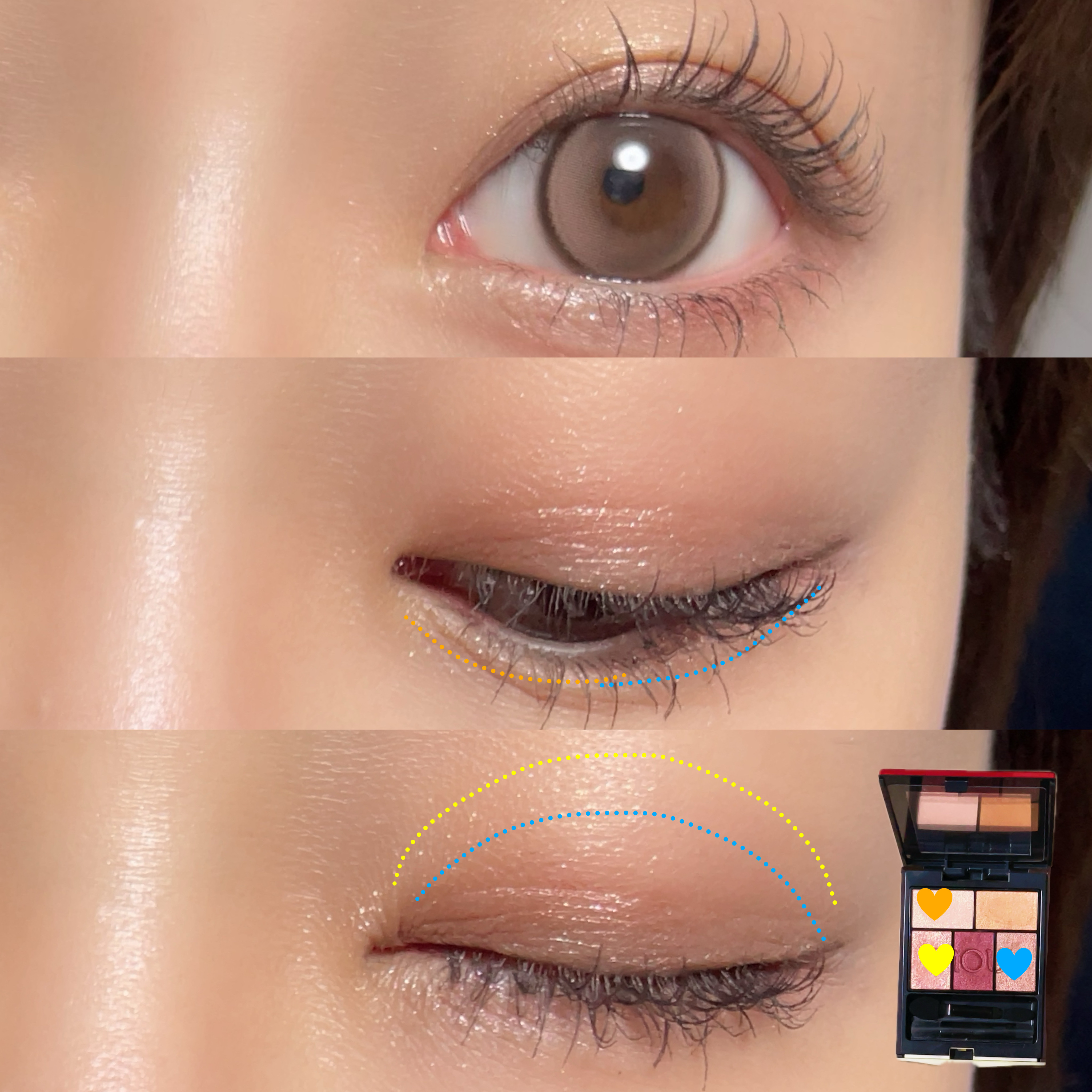 インウイ アイズ 07 レッド（数量限定）/INOUI/アイシャドウパレットを使ったクチコミ（2枚目）