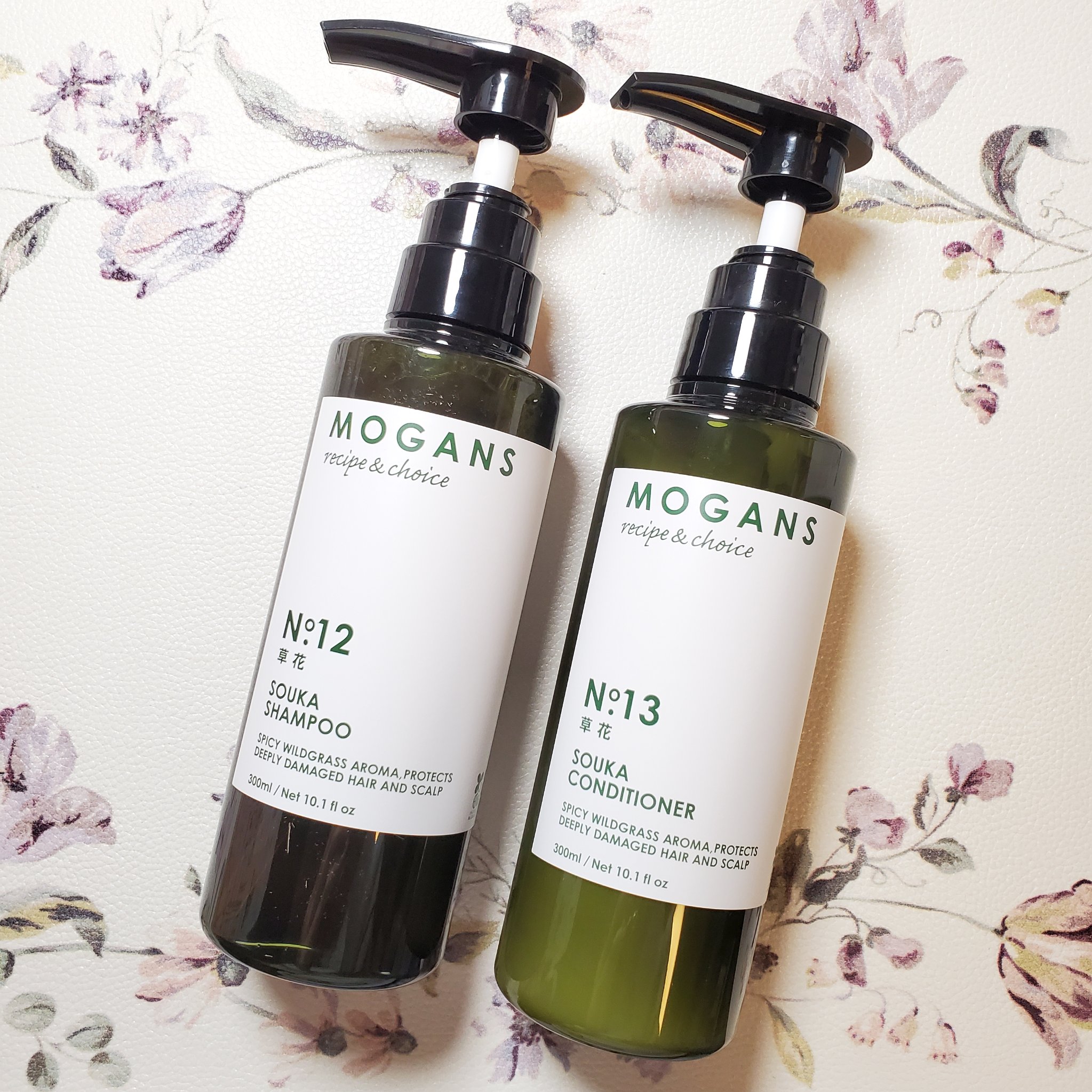 ノンシリコン アミノ酸 シャンプー/コンディショナー 草花（そうか） コンディショナー 300ml/MOGANS/市販シャンプーを使ったクチコミ（1枚目）