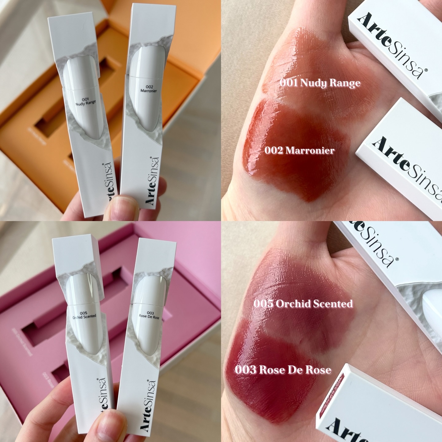 ビルダブルデューイフィットティント 002 Marronier/ArteSinsa/リップティントを使ったクチコミ（2枚目）