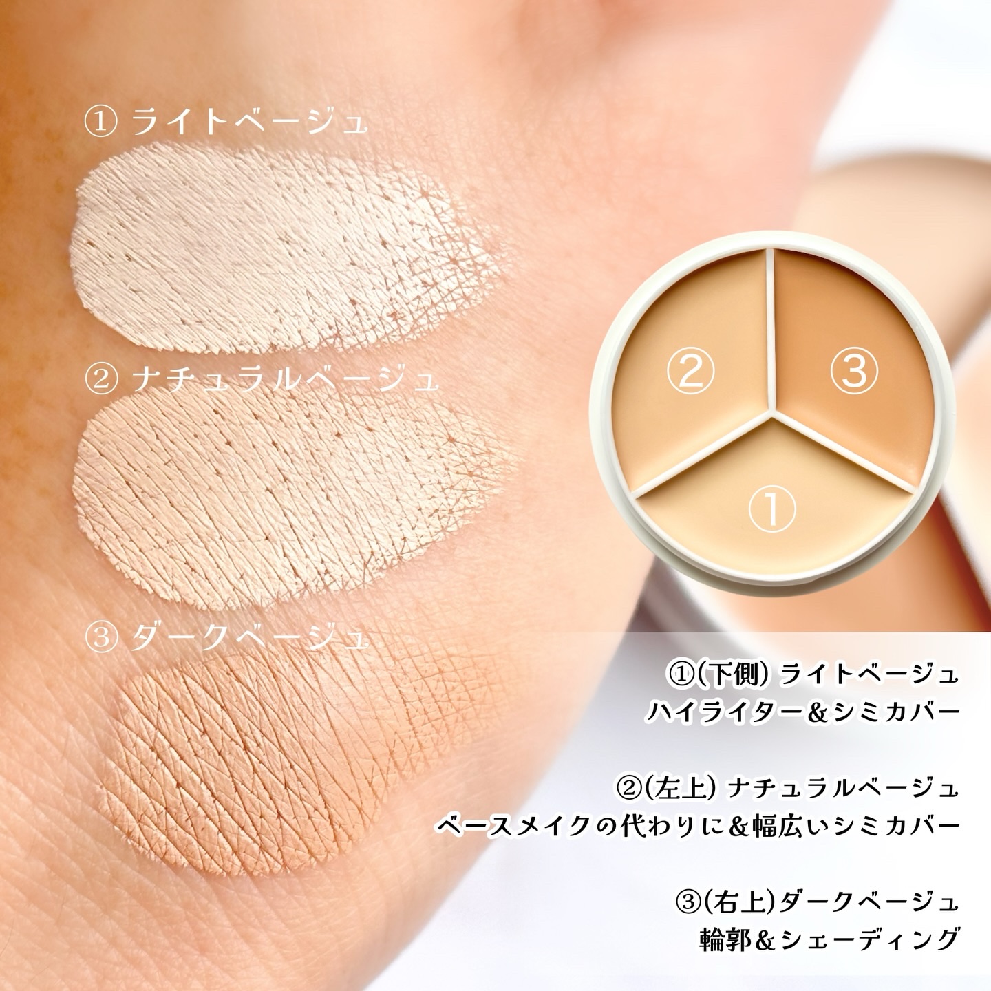 カバーアッププロコンシーラー/TFIT/パレットコンシーラーを使ったクチコミ（3枚目）