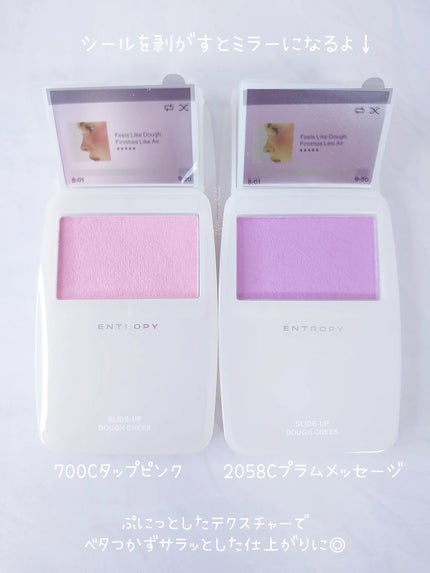 スライドアップドウチーク/ENTROPY/ジェル・クリームチークを使ったクチコミ(4枚目)