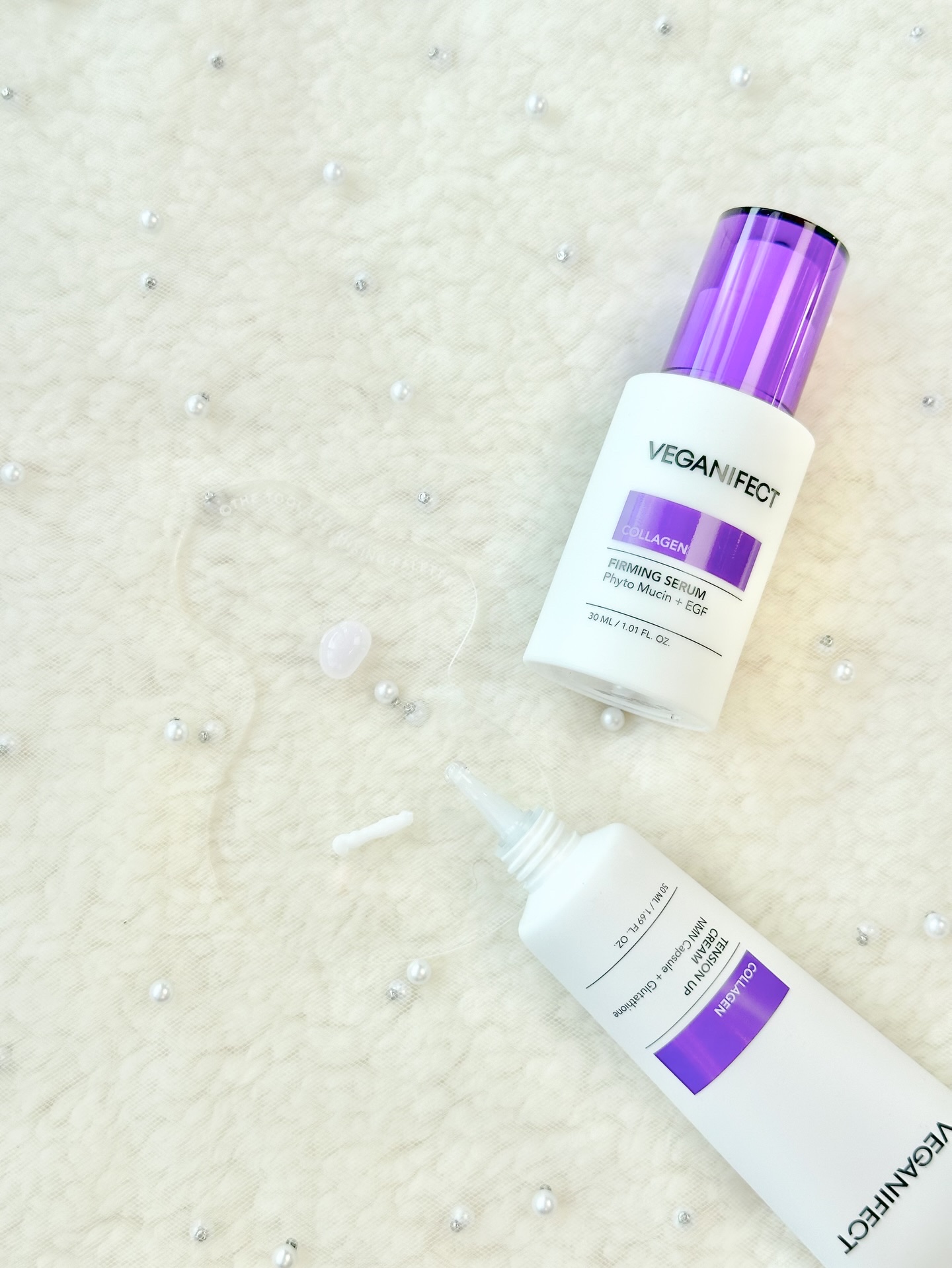 コラーゲンNMNカプセルクリーム/Veganifect/フェイスクリームを使ったクチコミ（2枚目）