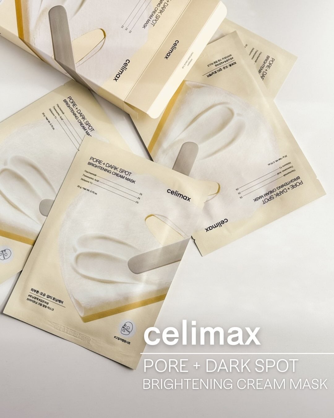 ポアブライトニングシミケアクリームラッピングパック/celimax/シートマスク・パックを使ったクチコミ(1枚目)