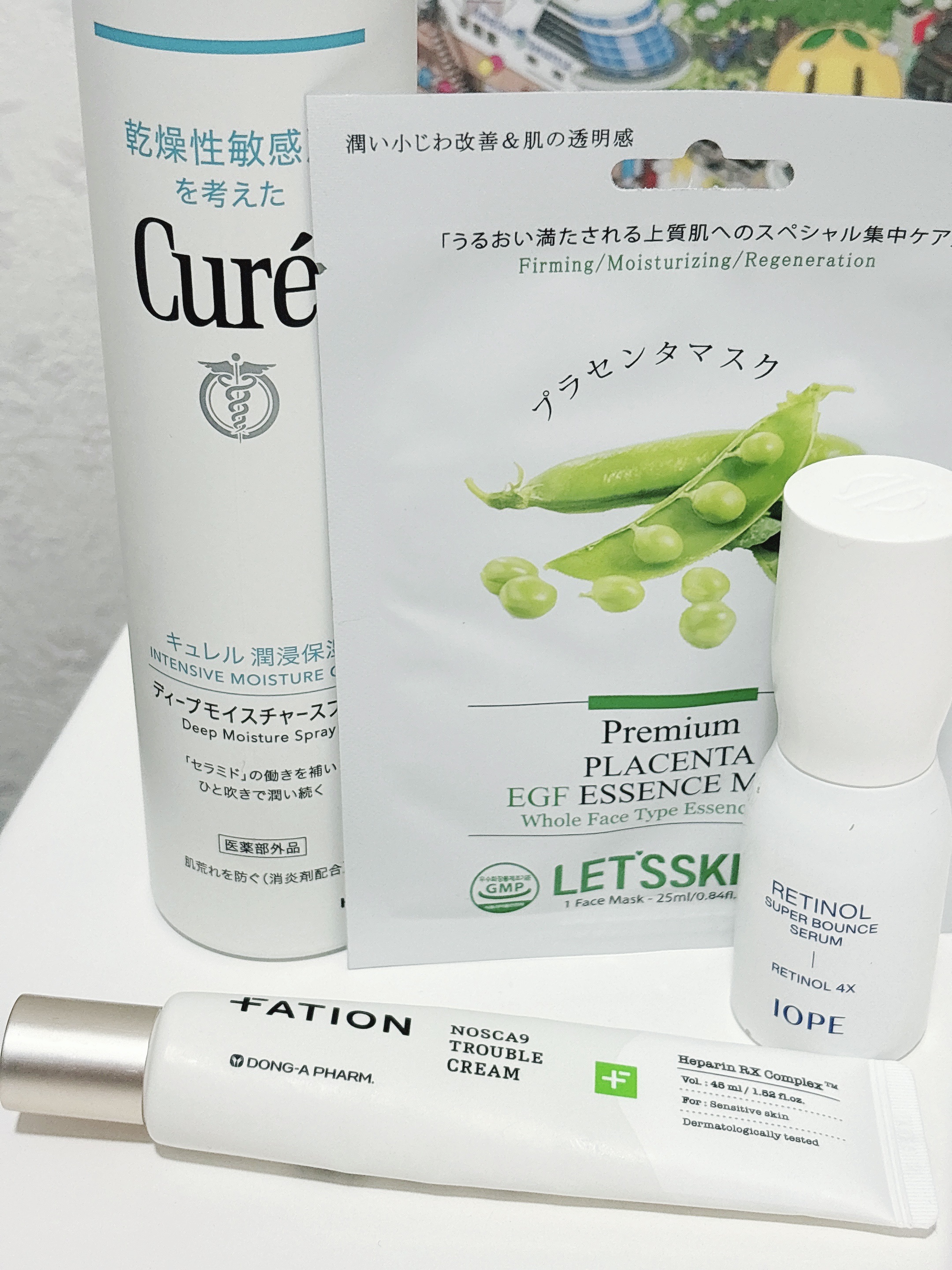 ナイトスキンケア🌙

LET’SSKINのシートマスクは首用と腕と手に塗り塗り🫛
ベタ付かないしお気に入り🥰

キュレル
ディープモイスチャースプレー
IOPE
レチノール スーパーバウンス セラム
FATION
ノスカナイン トラブ