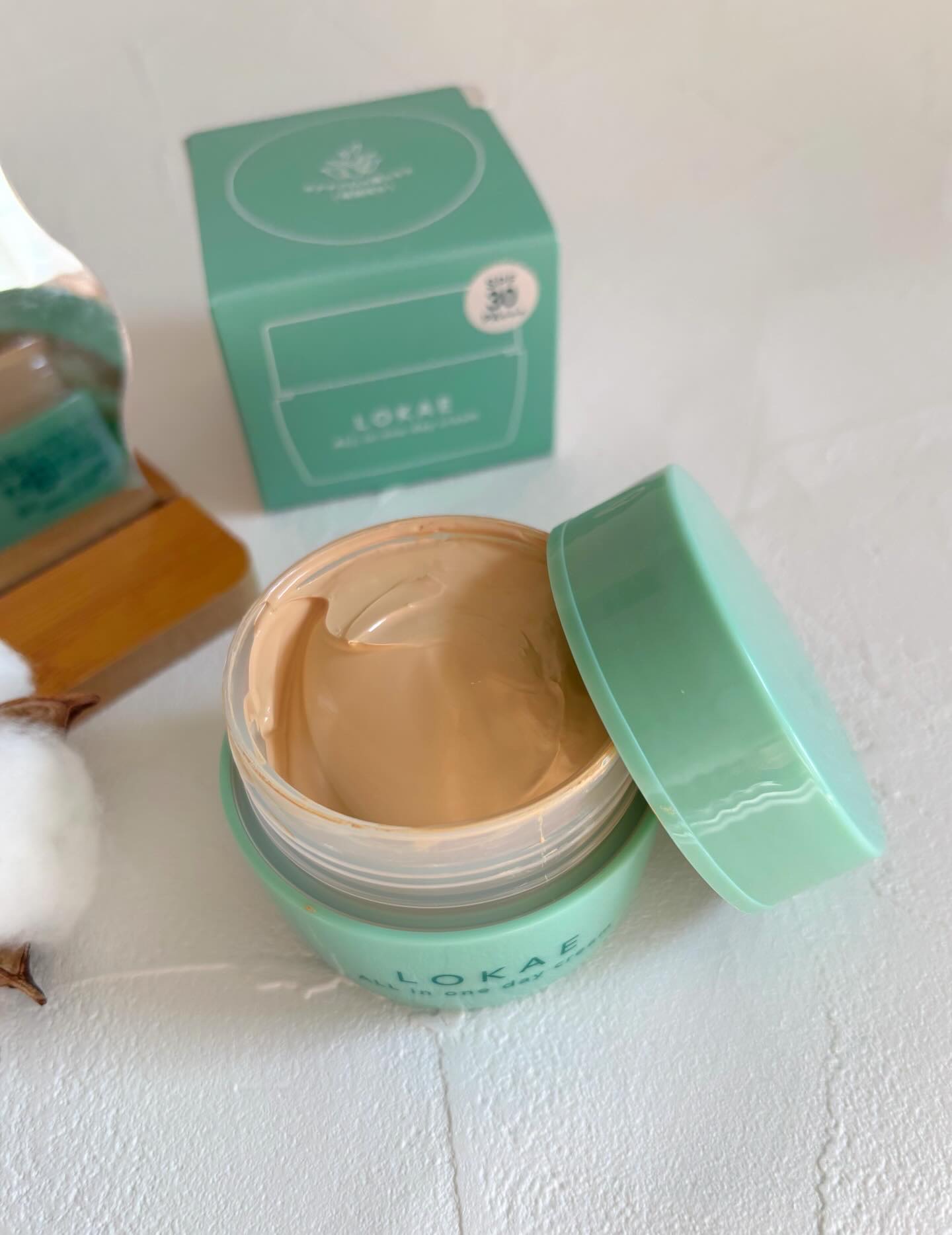 LOKAE　オールインワンデイクリーム/ナリス化粧品/オールインワン化粧品を使ったクチコミ（2枚目）