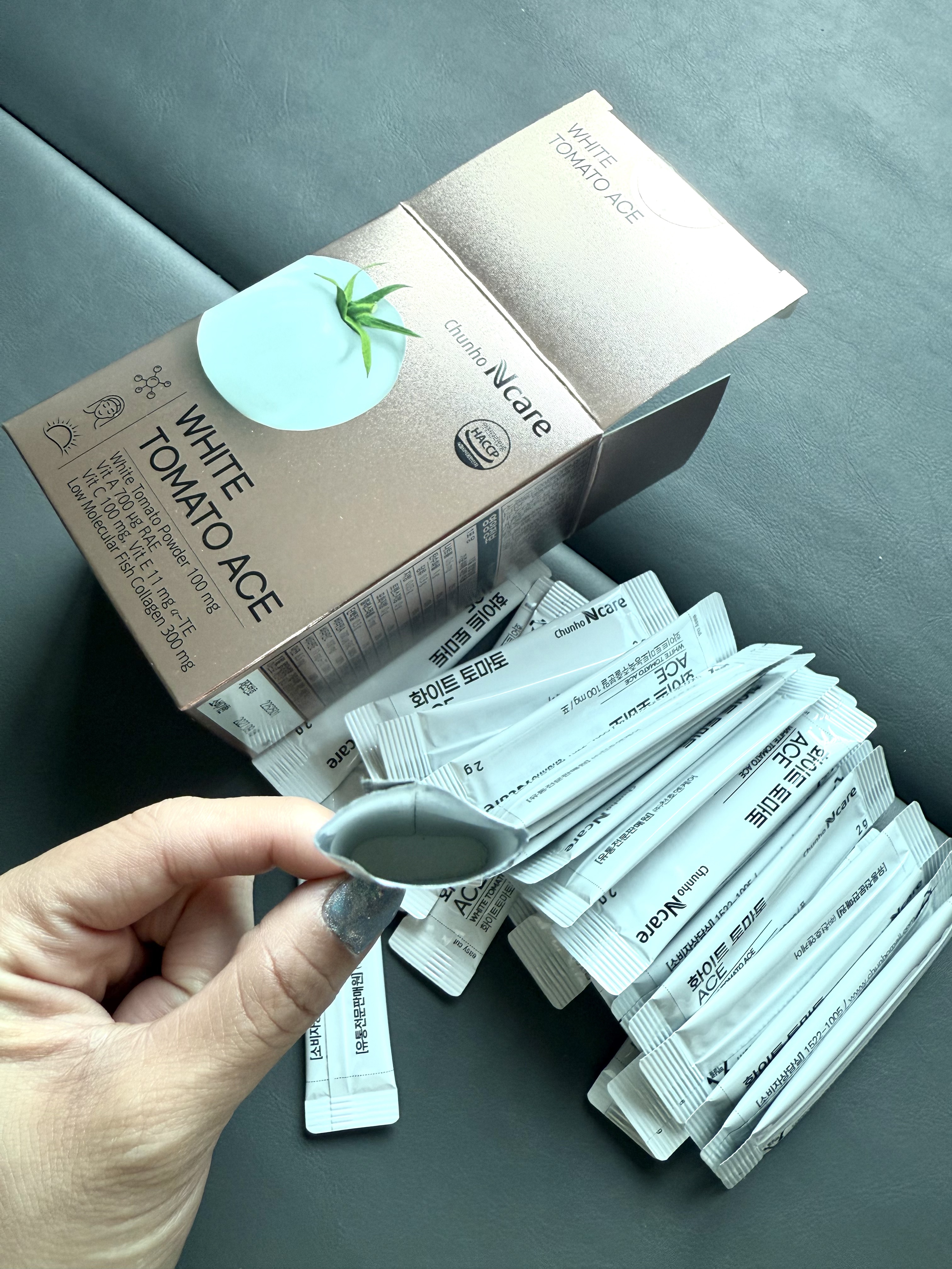  ホワイトトマト ACE 1box 30包/ChunhoNcare/美容サプリメントを使ったクチコミ（3枚目）