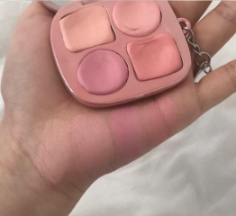 フィー ポケットチークパレット CP02 ストロベリー＆レモン/fwee/ジェル・クリームチークを使ったクチコミ（1枚目）