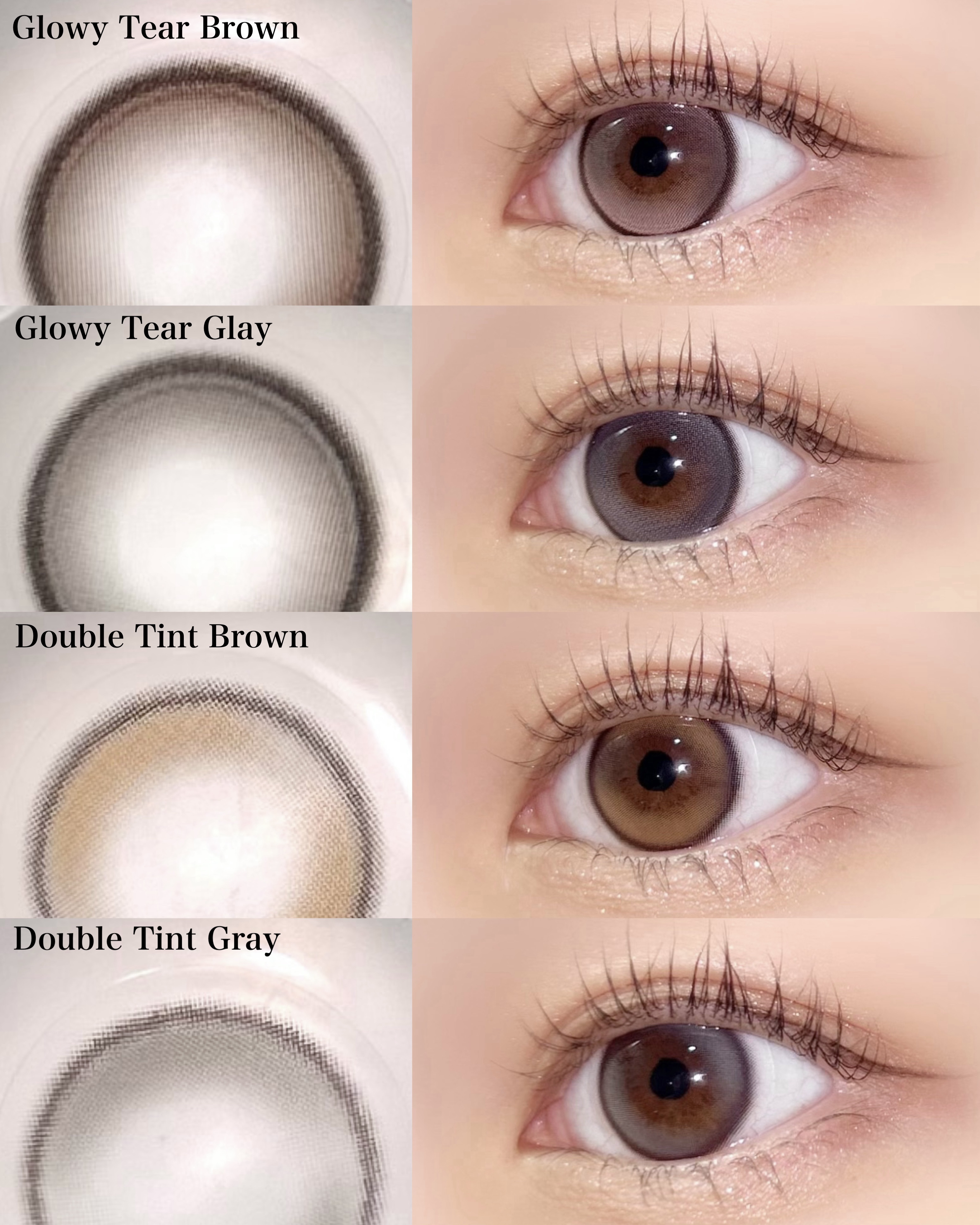 Glowy Tear 1day/OLENS/ワンデー（１DAY）カラコンを使ったクチコミ（2枚目）