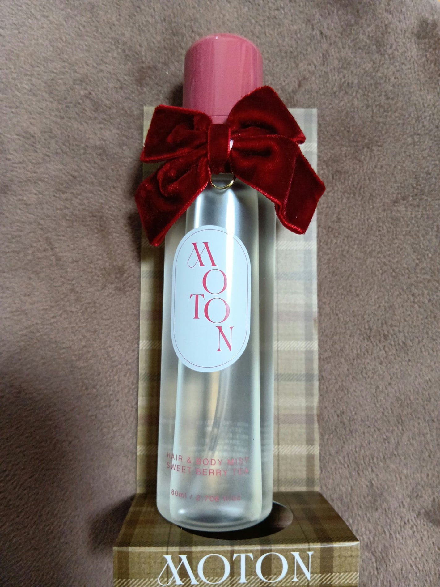 MOTON ヘア&ボディミスト SWEET BERRY TEA/MOTON/香水(その他)を使ったクチコミ(1枚目)